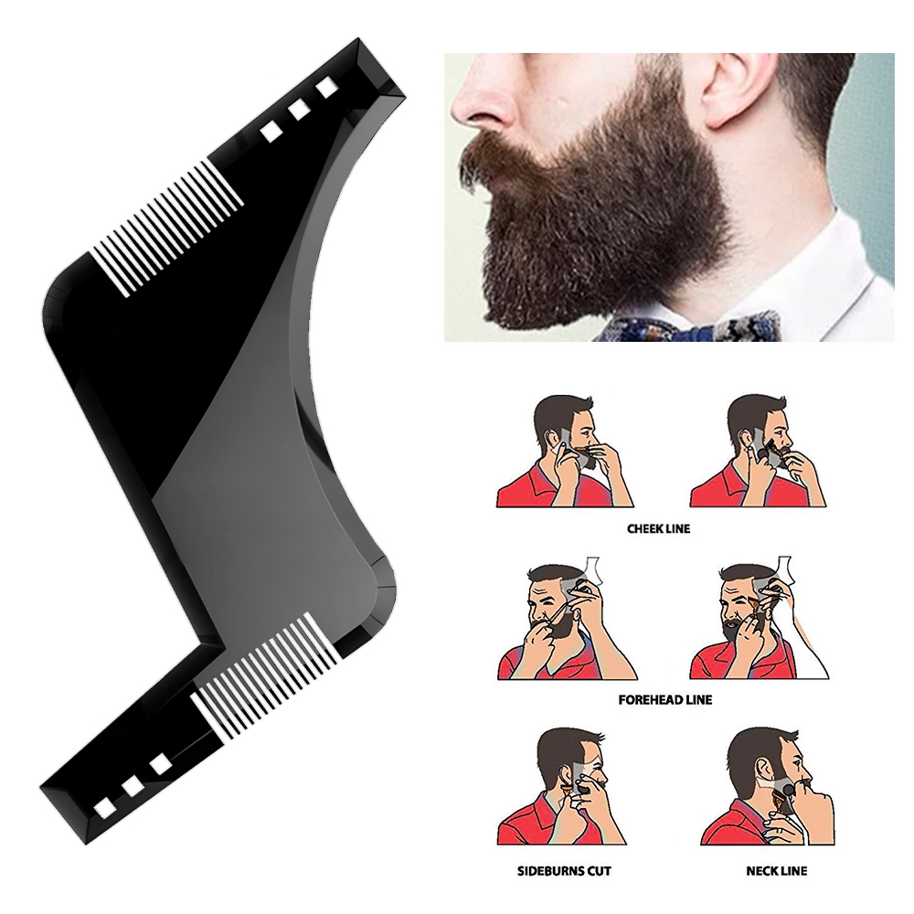 Peine Barba Bigote Para Maquina De Rasurar Y Navaja 3 En 1