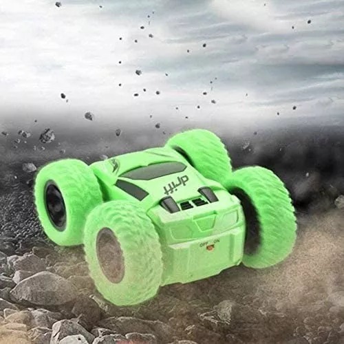 Stunt Two Sided Land Wal 2.4 G 360° Radio Control Luz Regalo Verde.