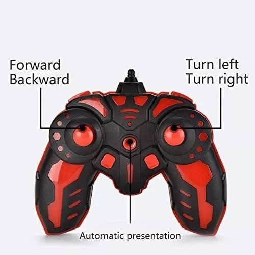 Stunt Two Sided Land Wal 2.4 G 360° Radio Control Luz Regalo Rojo.