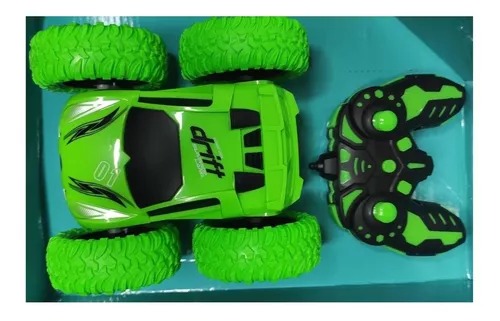Stunt Two Sided Land Wal 2.4 G 360° Radio Control Luz Regalo Verde.