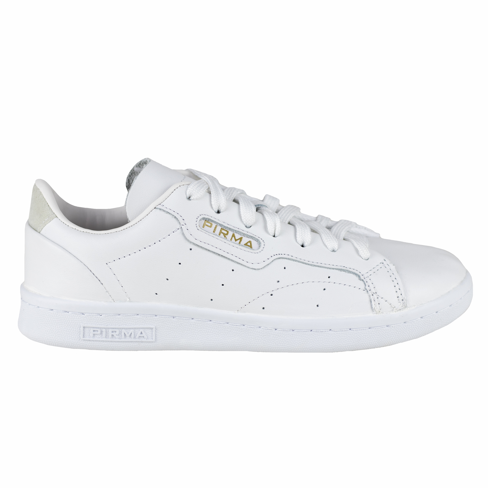 Tenis Blanco De Piel Para Mujer Pirma Urbanos 5042 Clásicos.