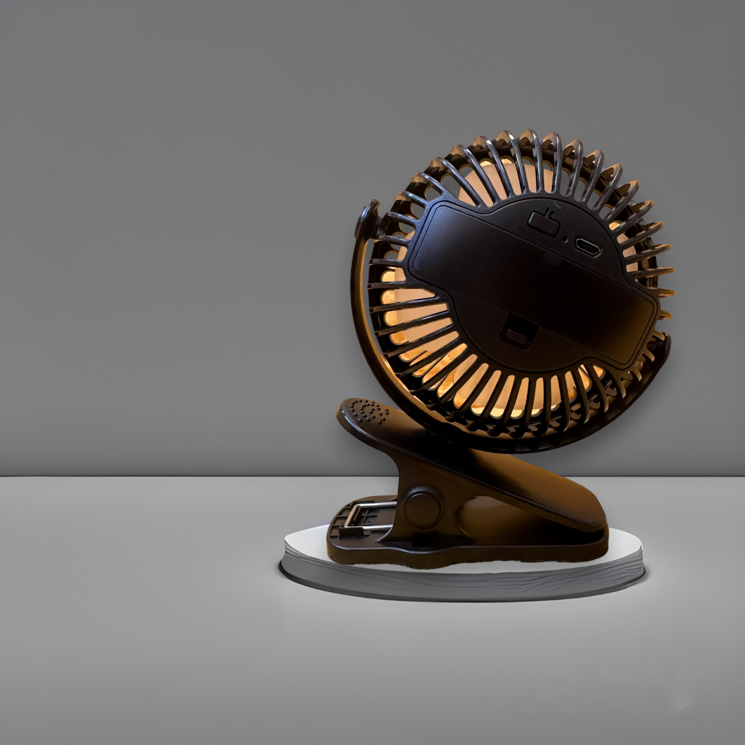 Mini Ventilador Usb Portátil De Escritorio Mesa Con Clip