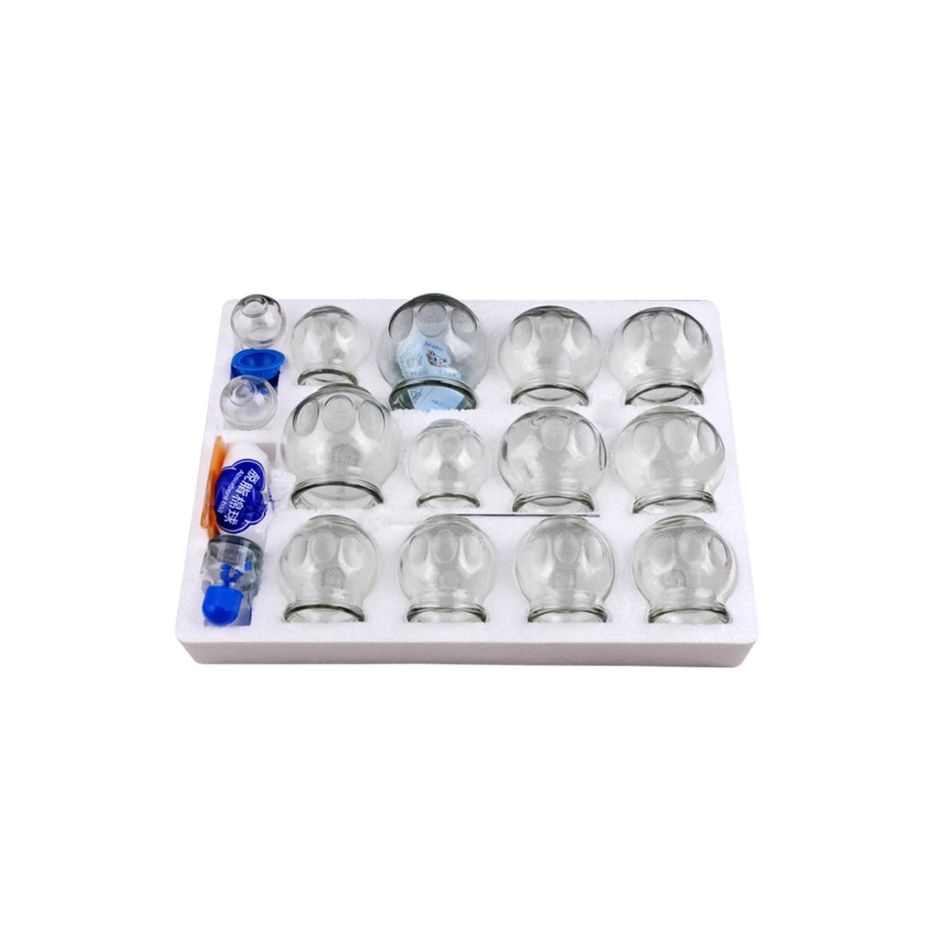 Ventosas De Vidrio Para Vacumterapia 12 Piezas.