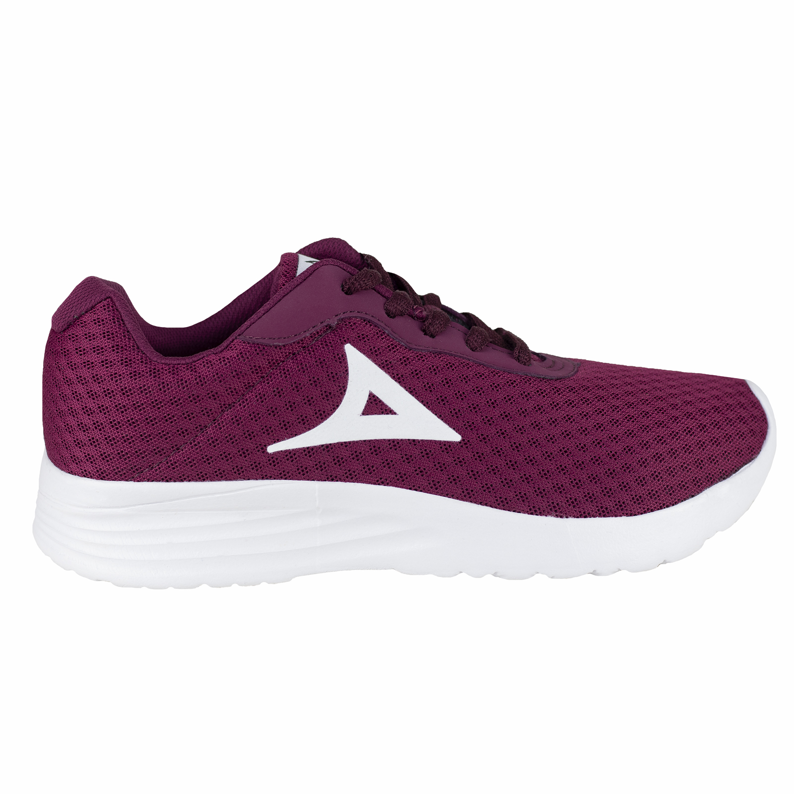 Tenis Running Mujer Pirma Fit Step 8500 Guinda Para Trotar.