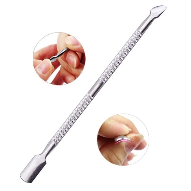 Paquete Con 5 Herramientas Empujador De Acero Inoxidable Manicure