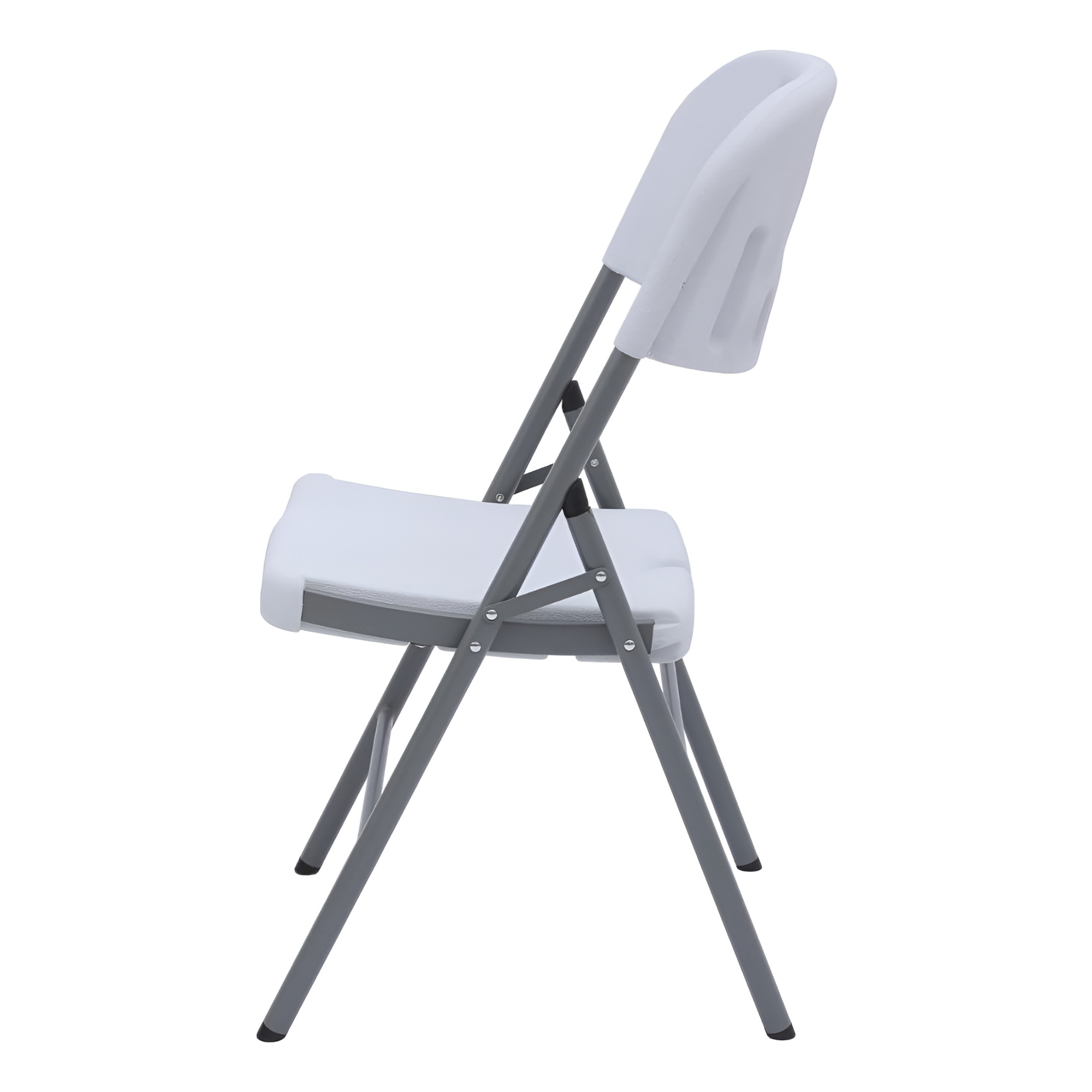 Sillas Plegables De Plástico Blanca Ecomlab Kit De 4 Sillas