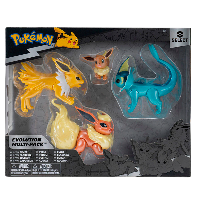 Pokemon Eevee + Flareon + Jolteon + Vaporeon