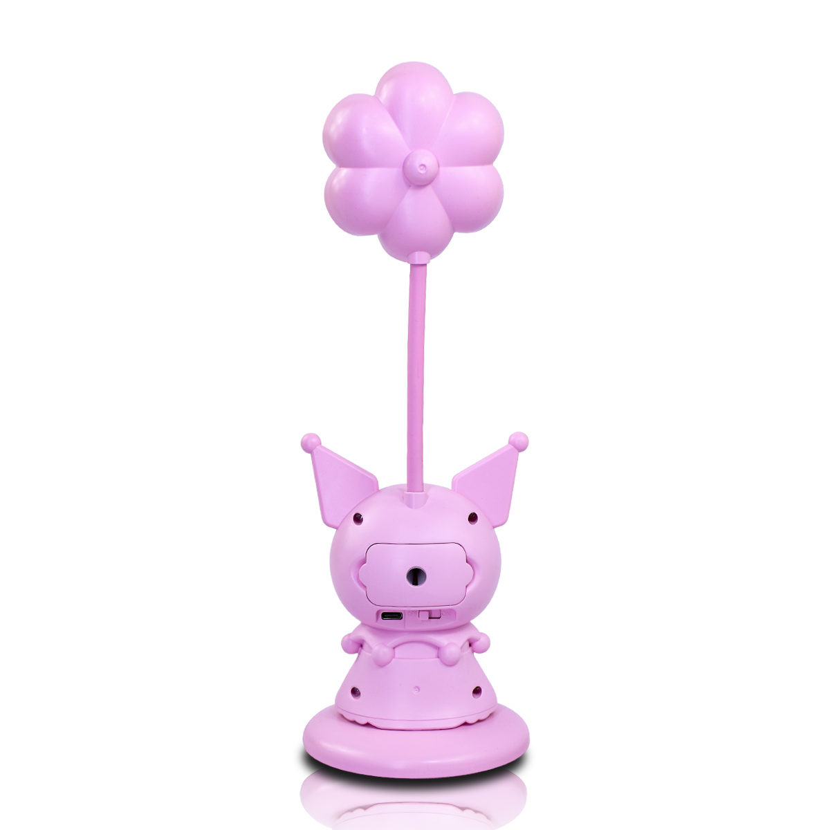 Lampara De Escritorio Kawaii Con Forma Kuromi Color Rosa