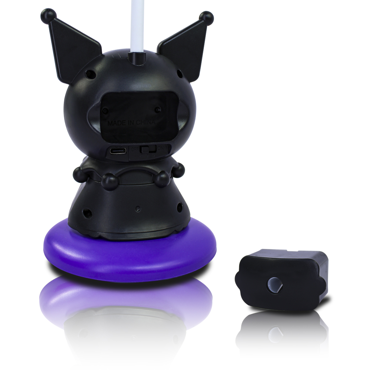 Lampara De Escritorio Kawaii Con Forma Kuromi Colo Morado