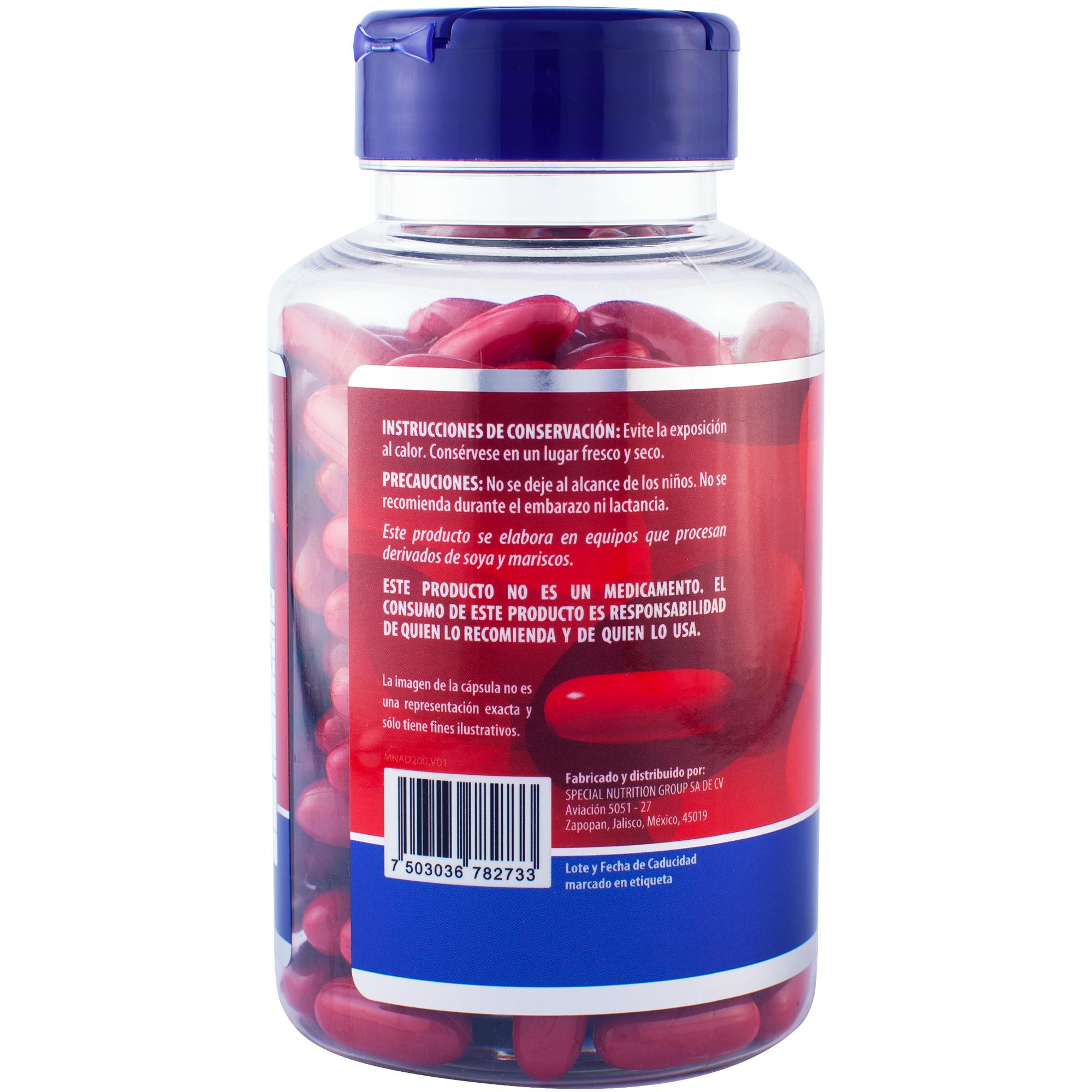 MAKLEN NAD+ Dinucleótido de Nicotinamida y Adenina | 90 Cápsulas Softgel de 1300mg