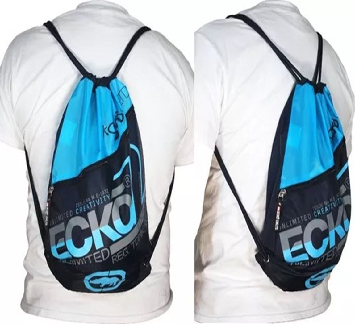 Morral deportivo, escolar / Sportbag semi impermeable Ecko Unltd