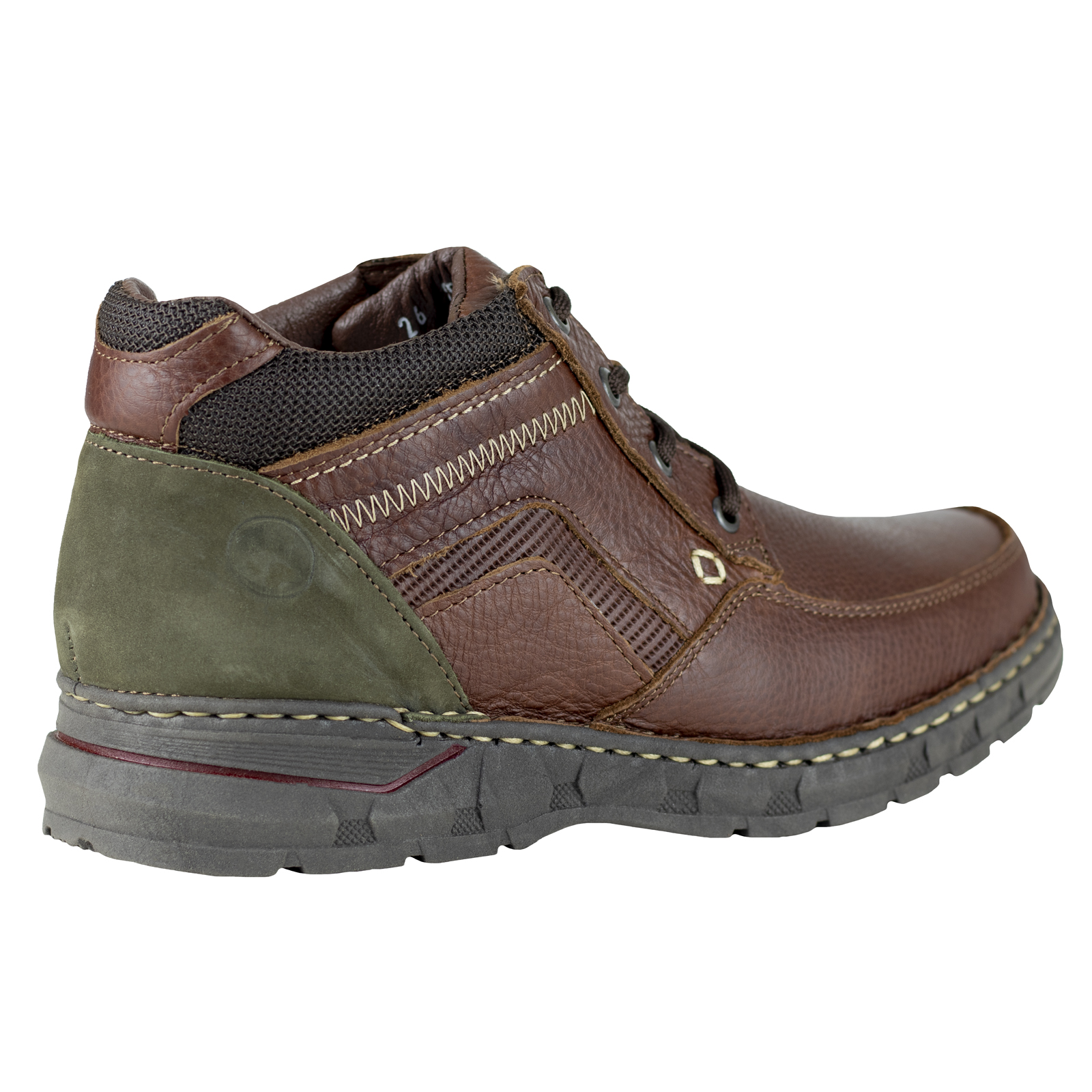 Botines Casuales Semivestir Para Hombre Lobo Solo 9088 Musgo.