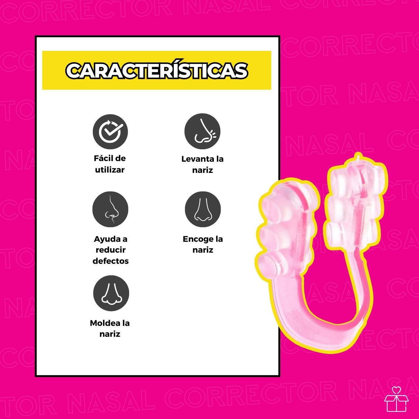 Corrector Nasal Clip Nose Up Respingadores De Nariz.