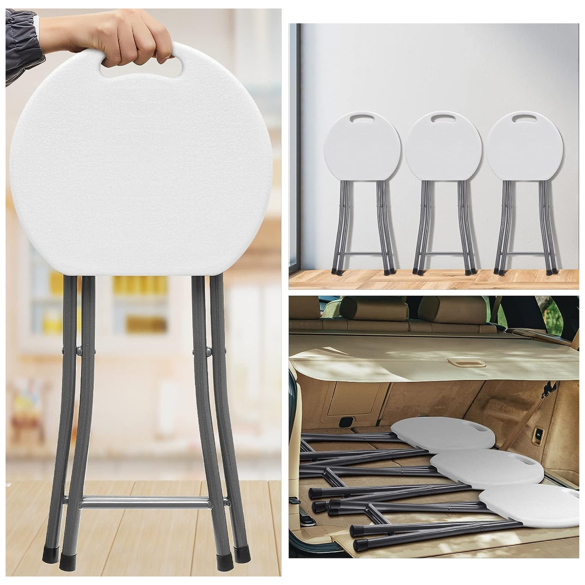 BANCOS DE PLASTICO PLEGABLES ECOMLAB KIT DE 4 BANCOS HP-32D