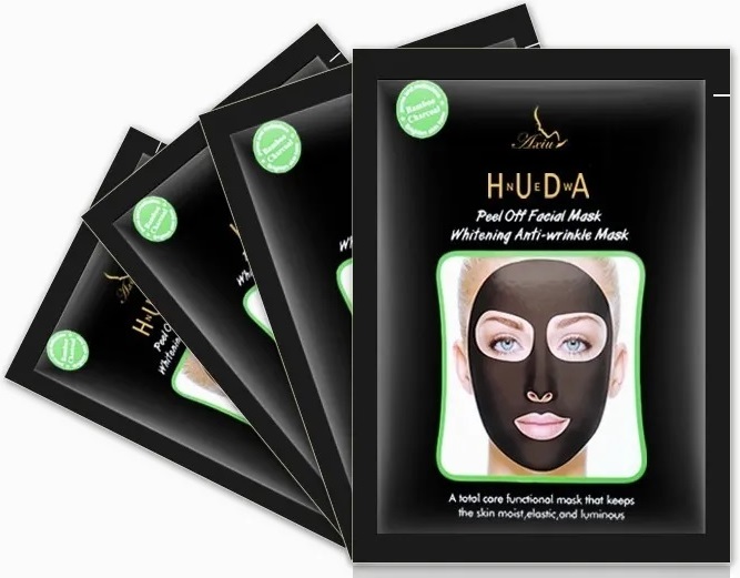 Mascarillas Facial Peel-off Carbón Activado Puntos Negros 50 Sobres