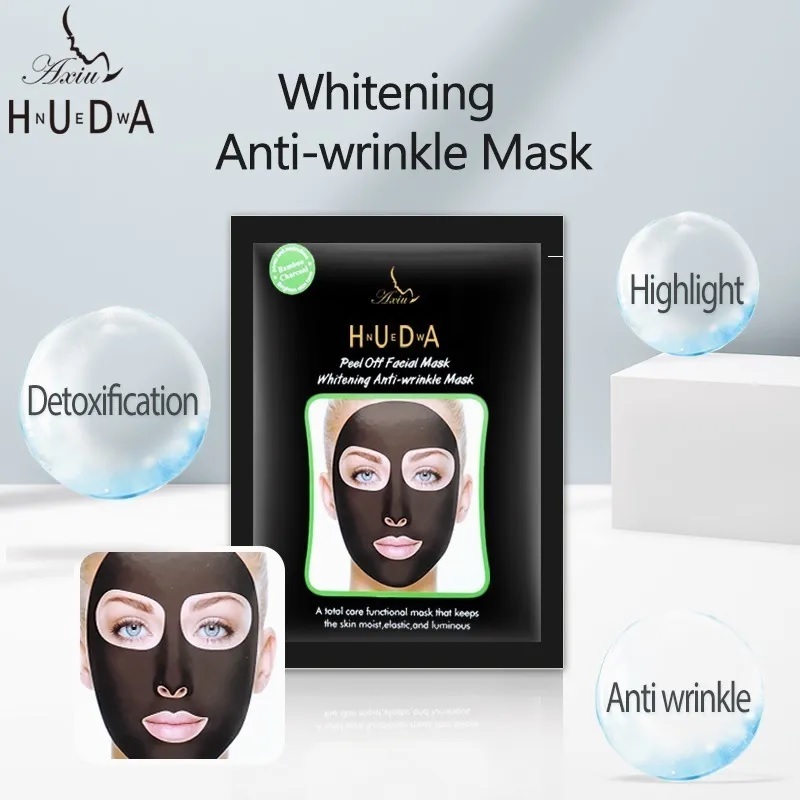 Mascarillas Facial Peel-off Carbón Activado Puntos Negros 50 Sobres