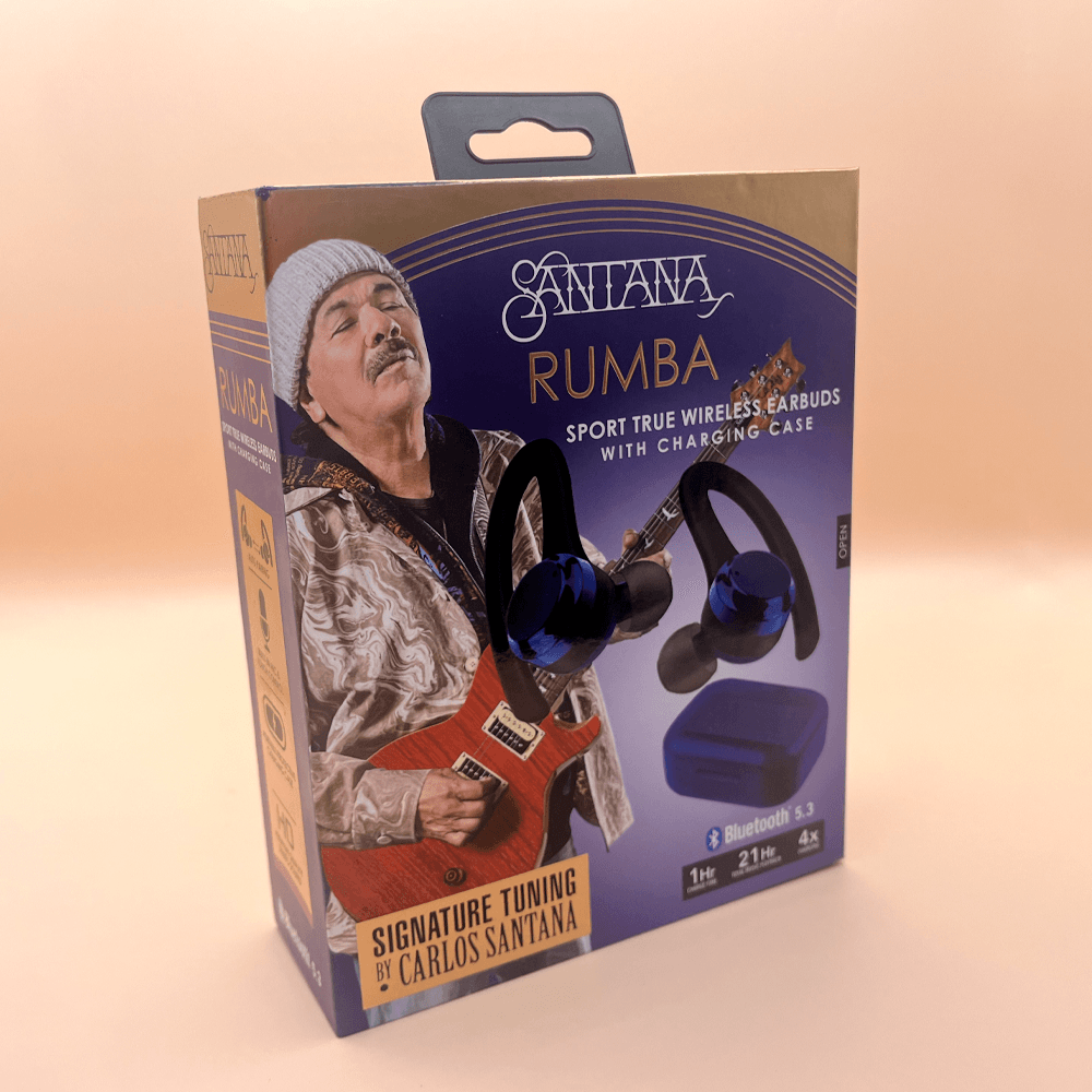 Auricualres  Rumba Bluetooth Audifonos Deportivos Carlos Santana.