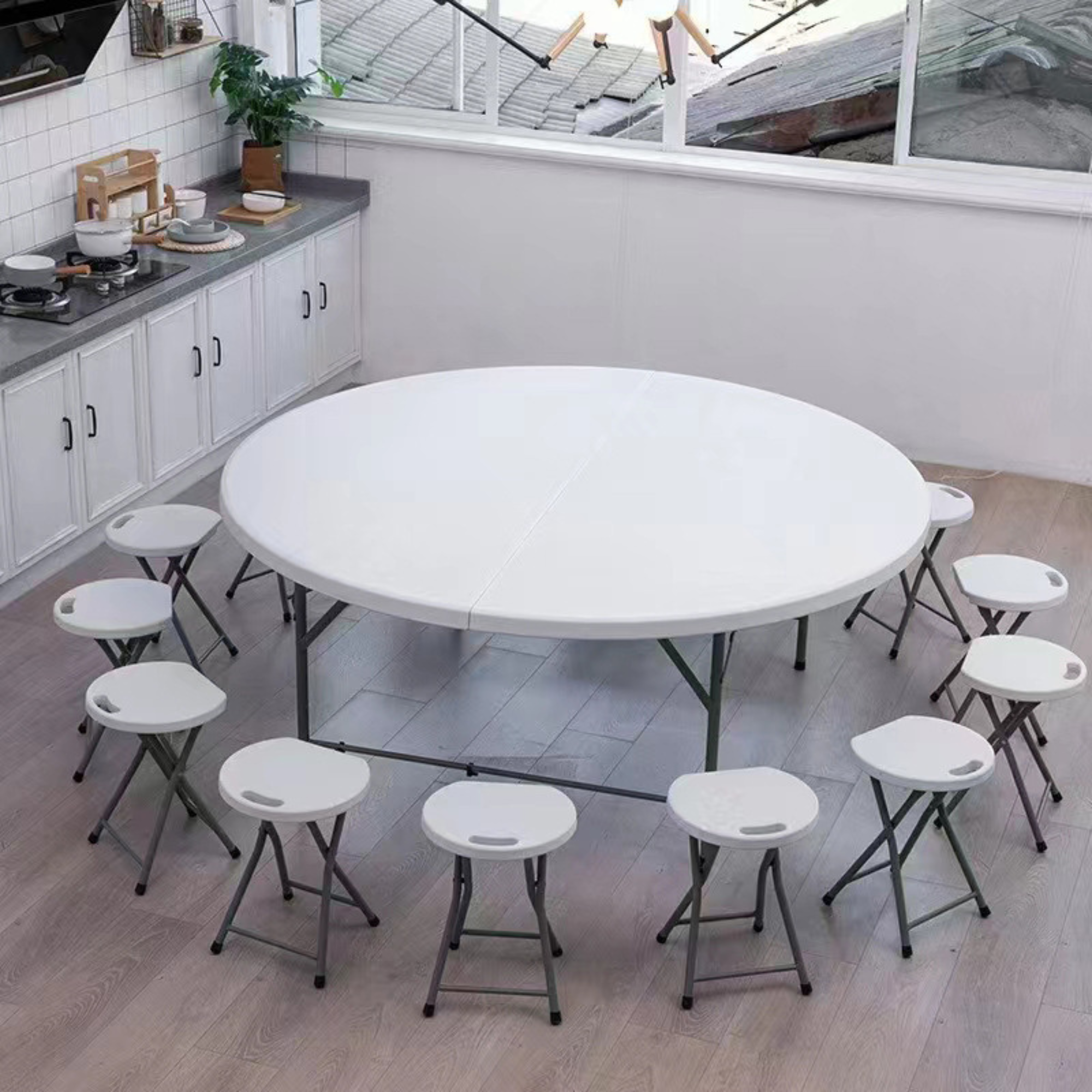 BANCOS DE PLASTICO PLEGABLES ECOMLAB KIT DE 4 BANCOS HP-32D