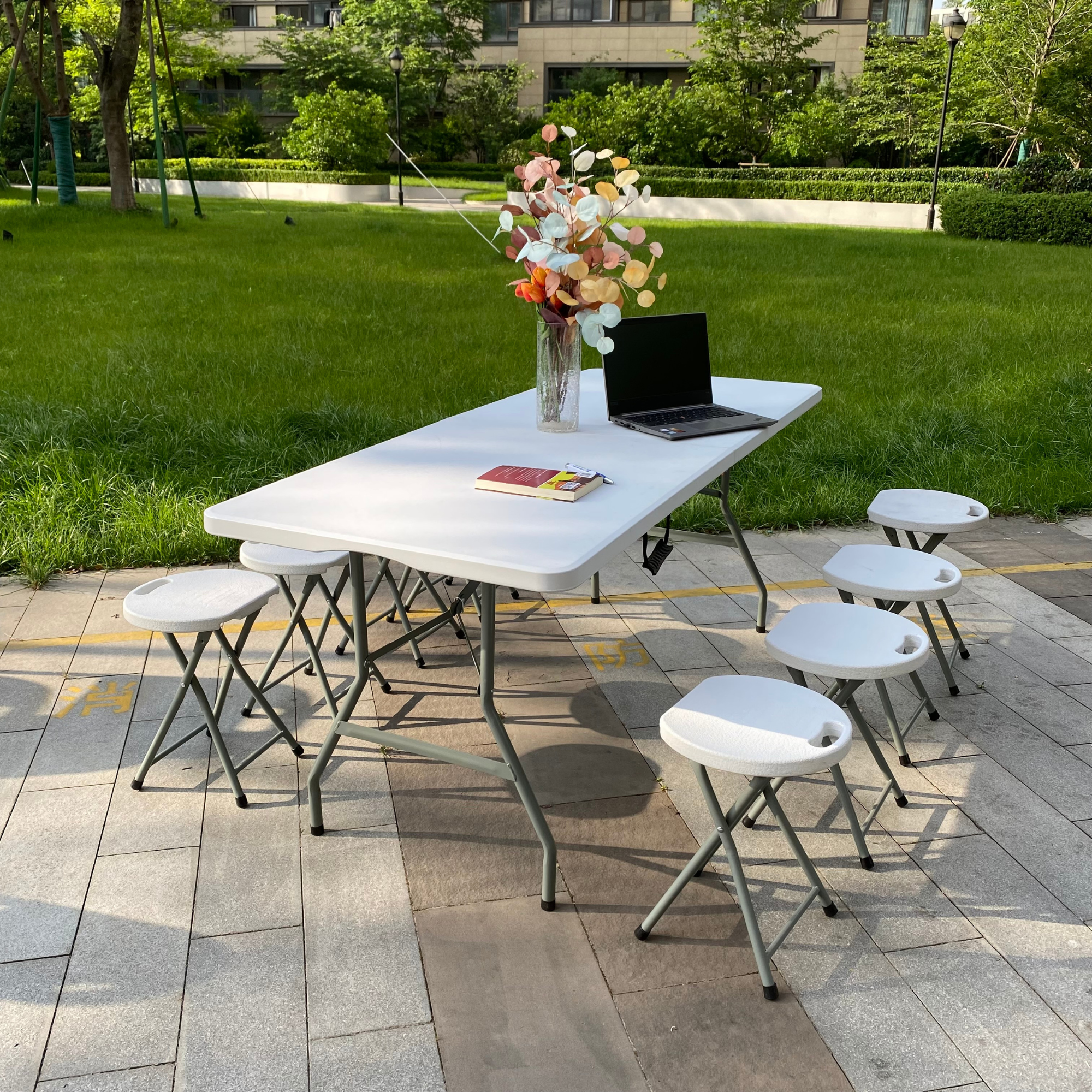 BANCOS DE PLASTICO PLEGABLES ECOMLAB KIT DE 4 BANCOS HP-32D