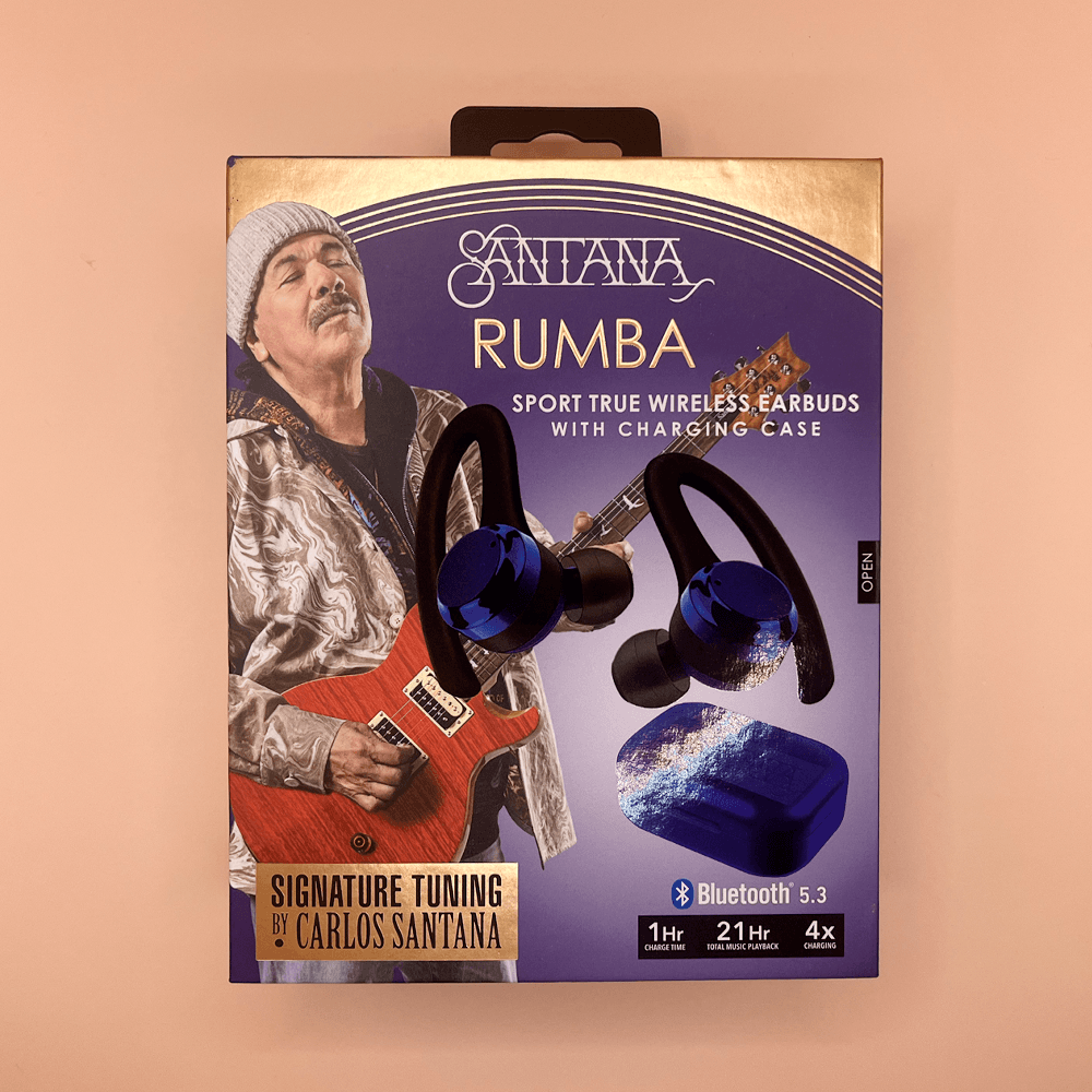 Auricualres  Rumba Bluetooth Audifonos Deportivos Carlos Santana.