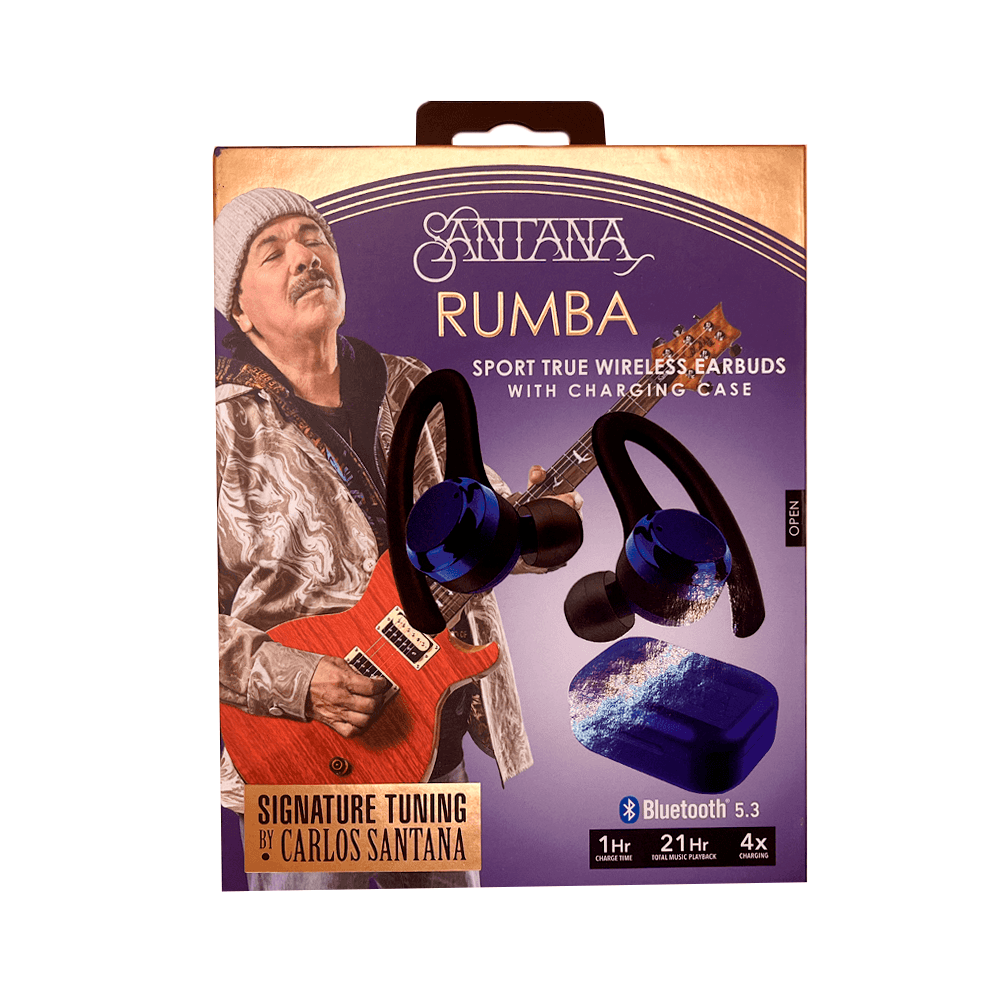 Auricualres  Rumba Bluetooth Audifonos Deportivos Carlos Santana.
