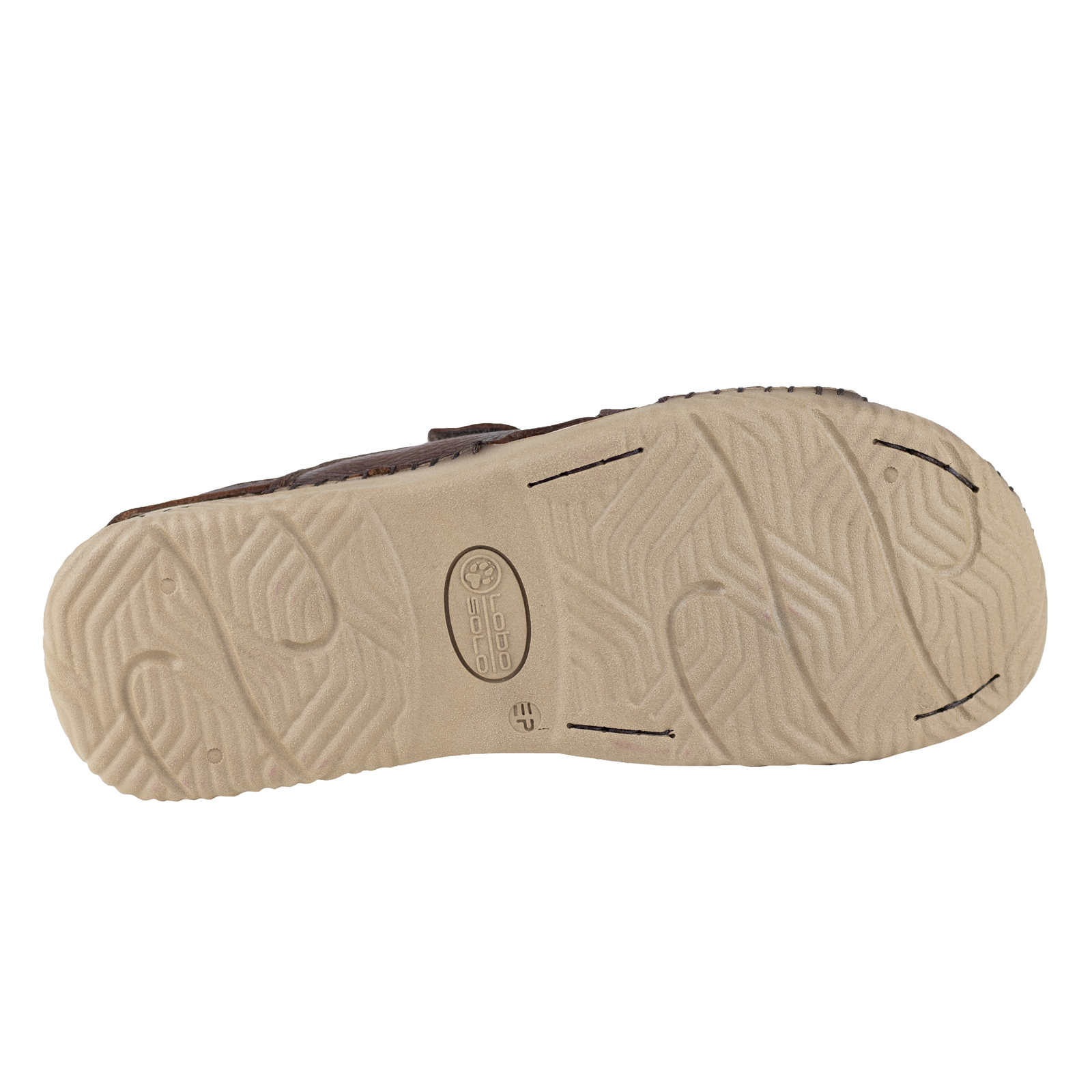 Sandalia Abierta Tipo Huarache Mujer Lobo Solo 1766 Mahogany.