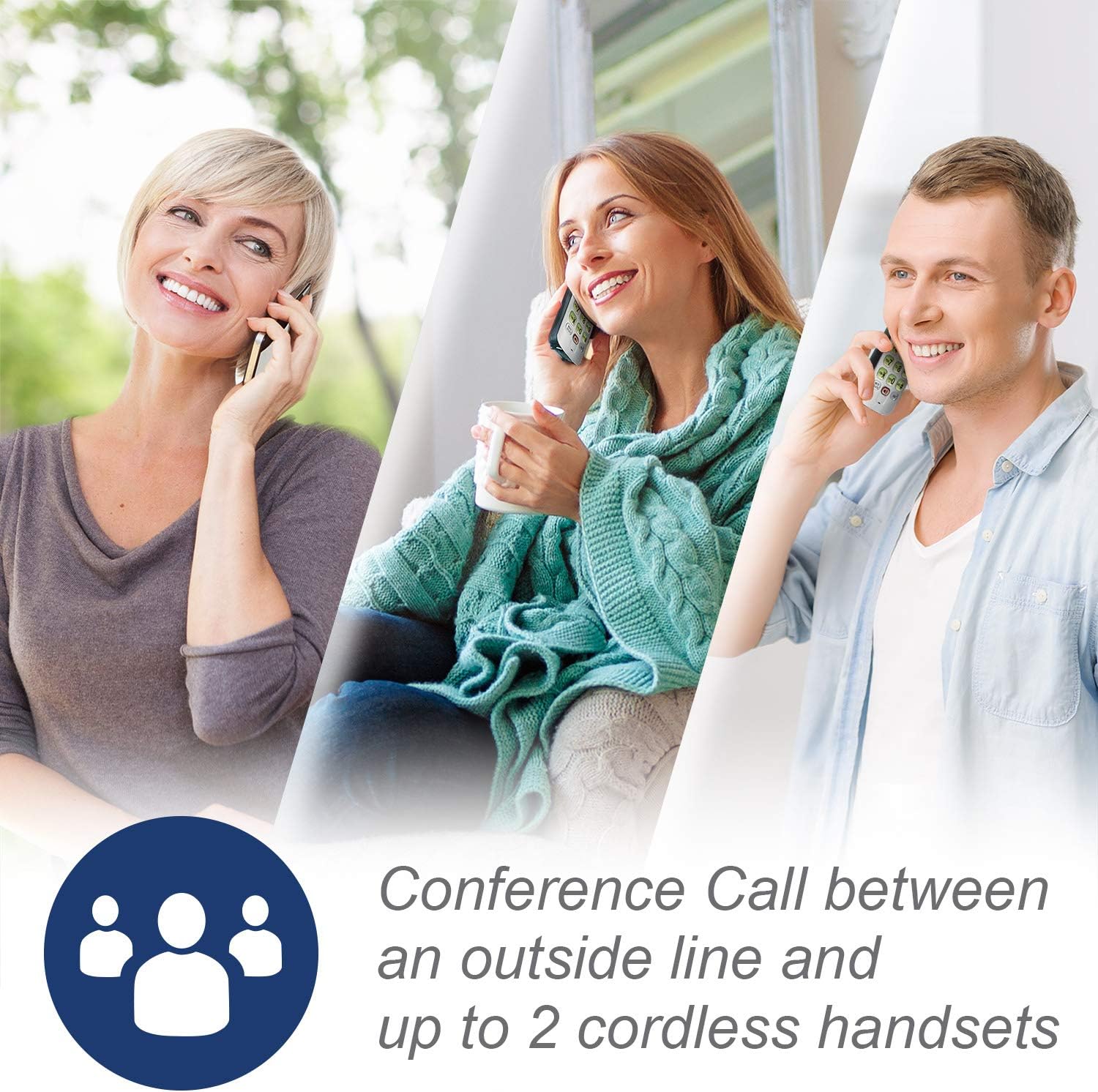 Telefono inalámbrico doble Vtech DECT 6.0 Id Agenda