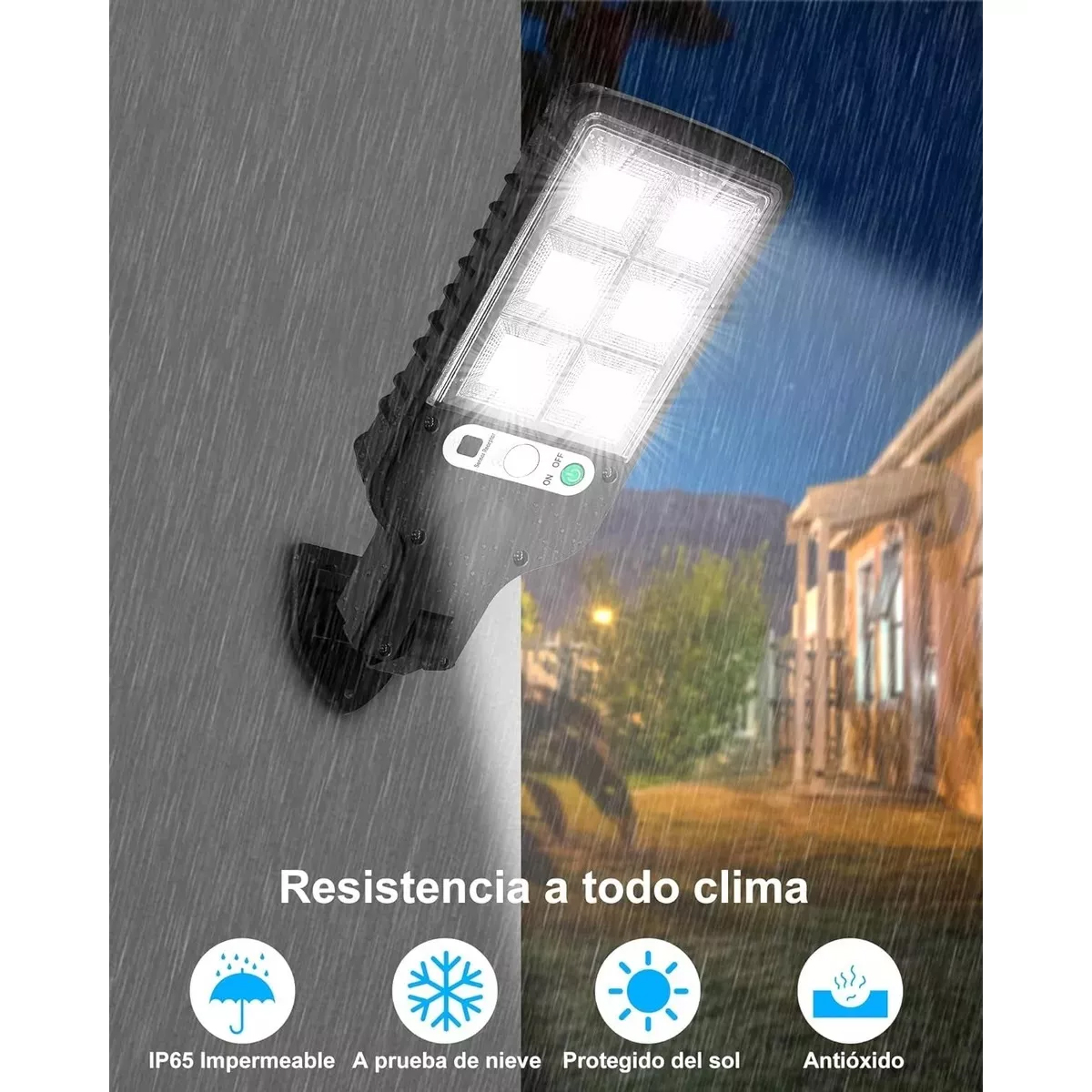 Lampara Solar Exterior Suburbana