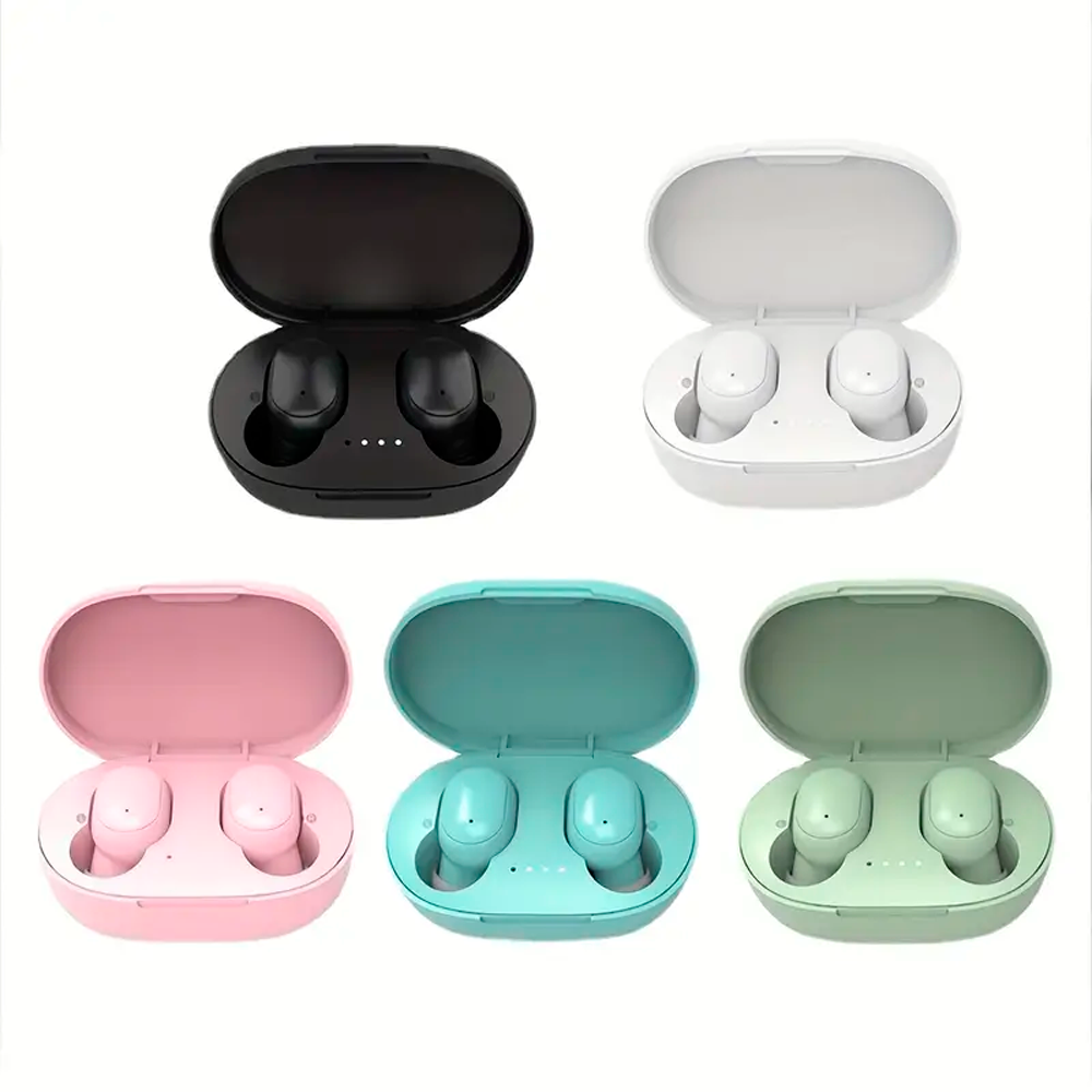 Audífonos In-ear Inalámbricos A6s Deportivos Sonido Estereo Blanco