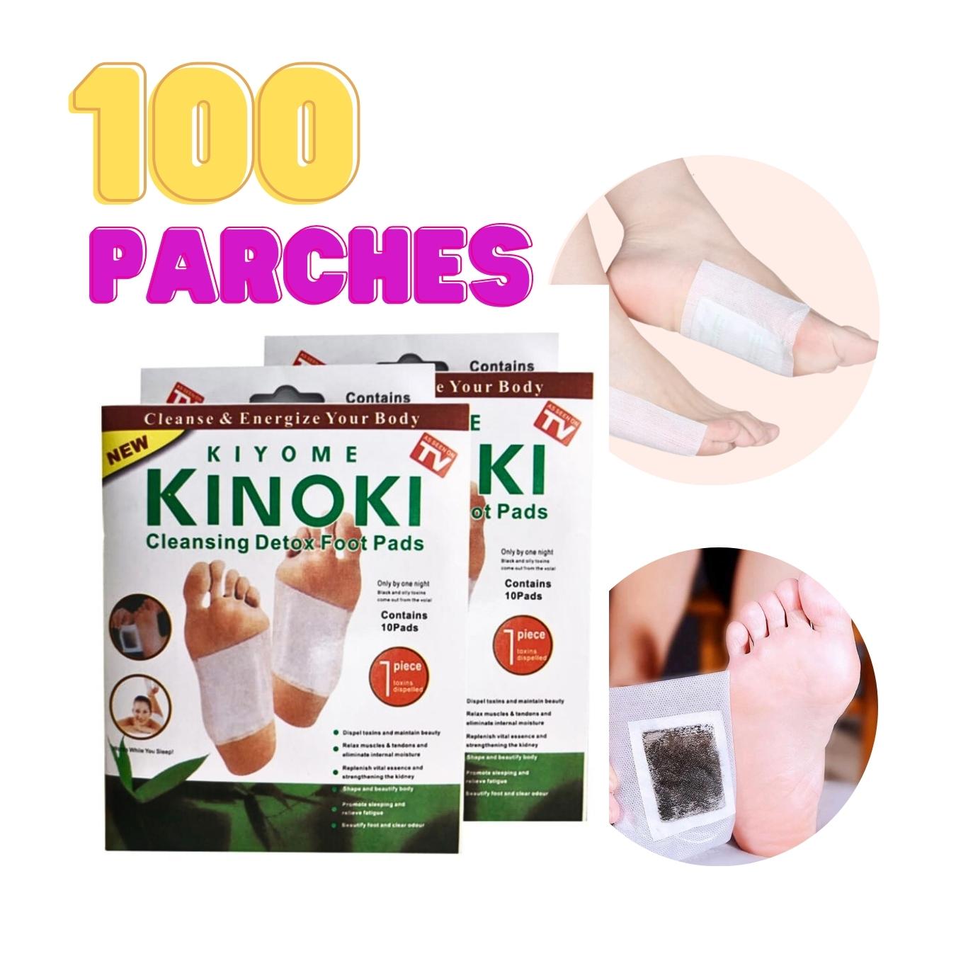 100 Parches Desintoxicantes Para Pies Kinoki.