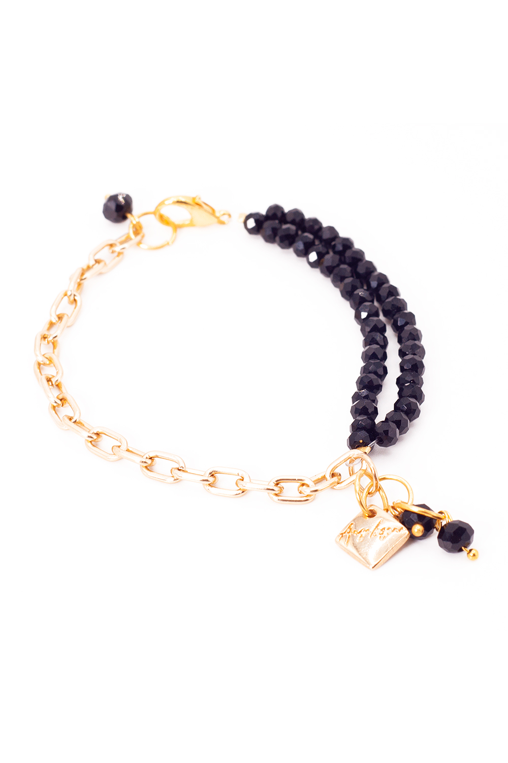 Collar largo artesanal A ÁNGELOZANO flor maya de barro gris, Pulseras y aretes.