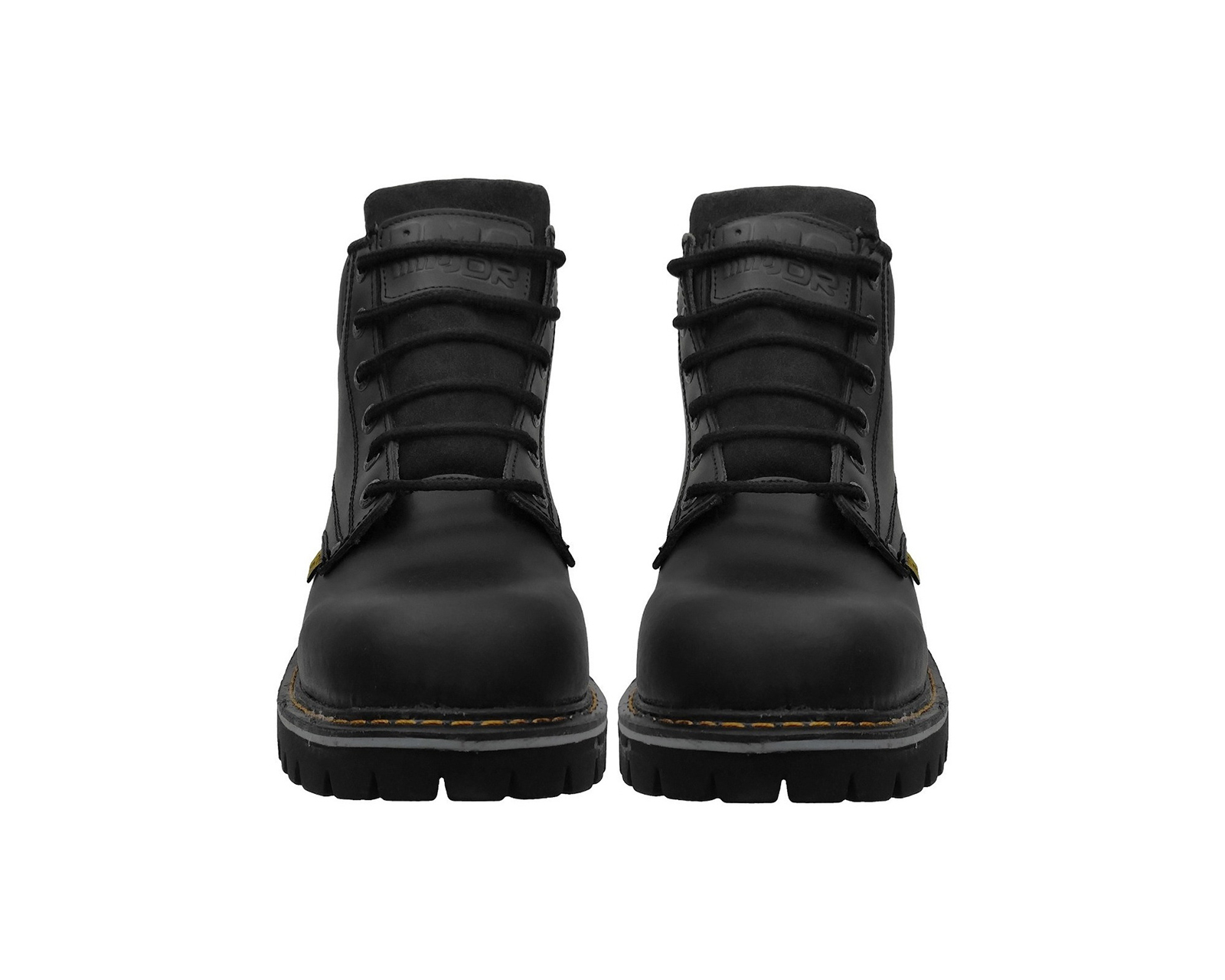 Bota De Trabajo Industrial Pma 136 Con Casquillo Color Negro.
