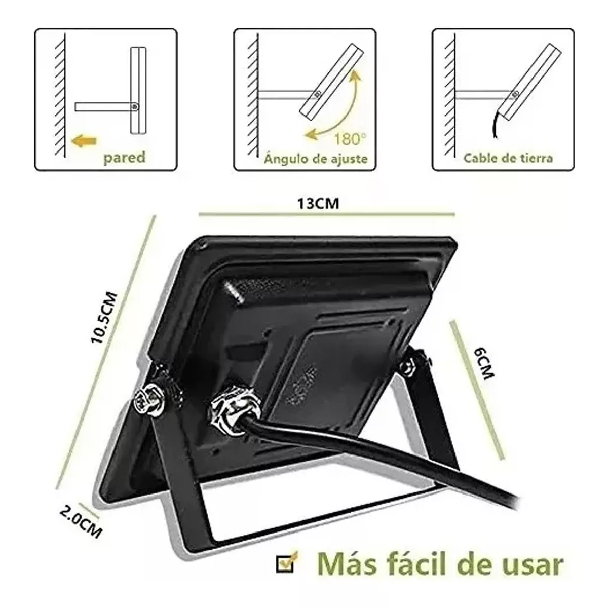 Lampara Solar 30w Tipo Industrial 2 Piezas