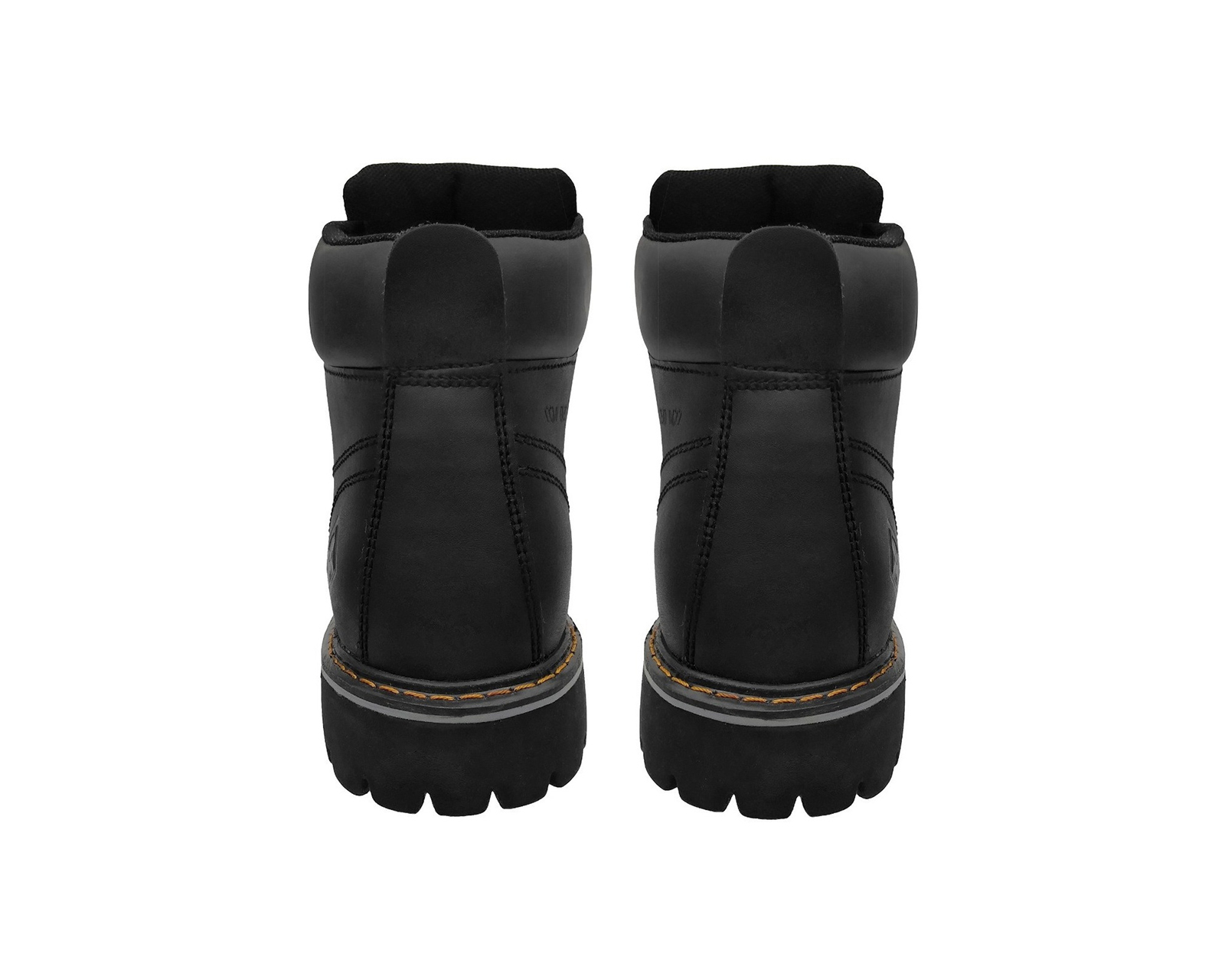Bota De Trabajo Industrial Pma 136 Con Casquillo Color Negro.