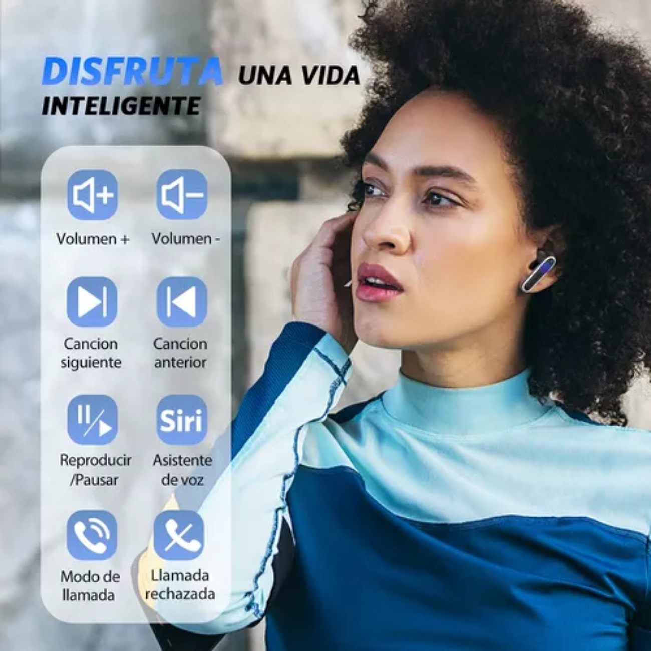 Audífonos In-ear Inalámbricos Con Manos Libres Bluetooth 5.1