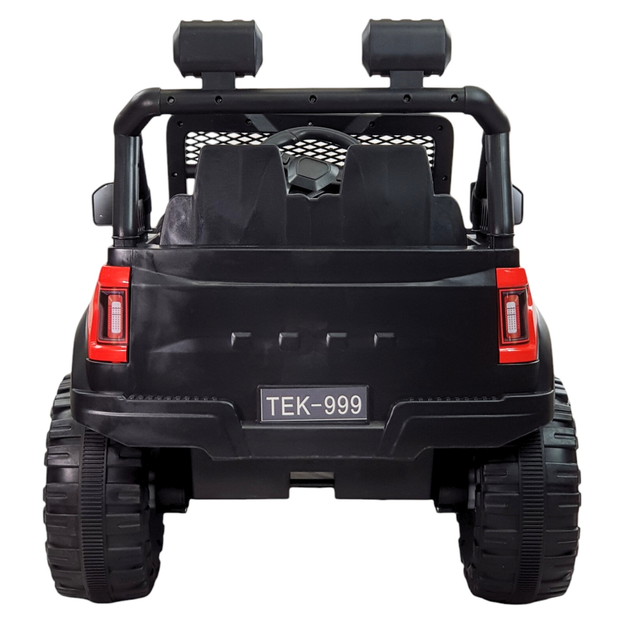 Montable Electrico para Niños Control Remoto Luz Led Raptor 12V - Rojo.