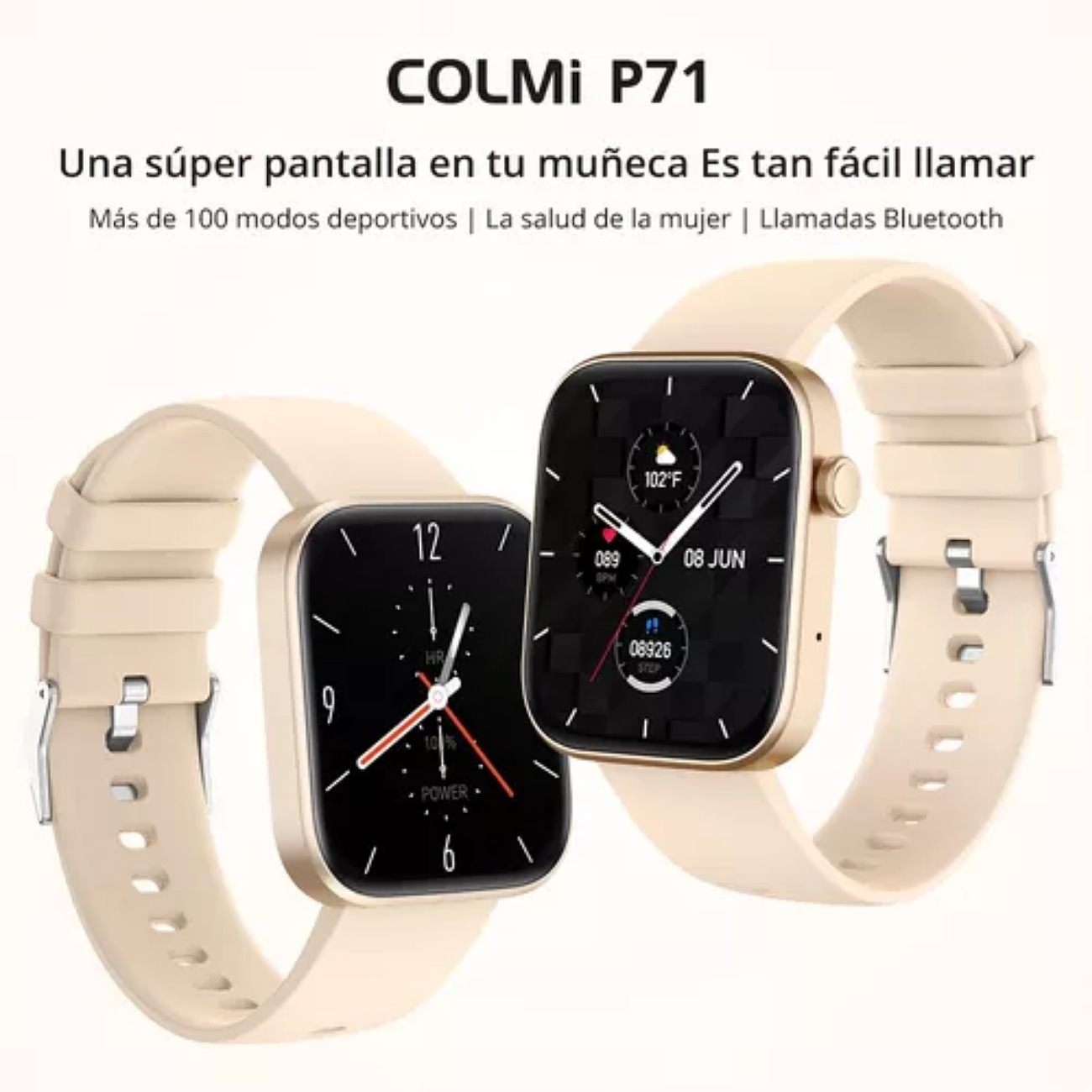 Colmi P71 Smartwatch 1.9 Mujer Bluetooth Reloj Inteligente