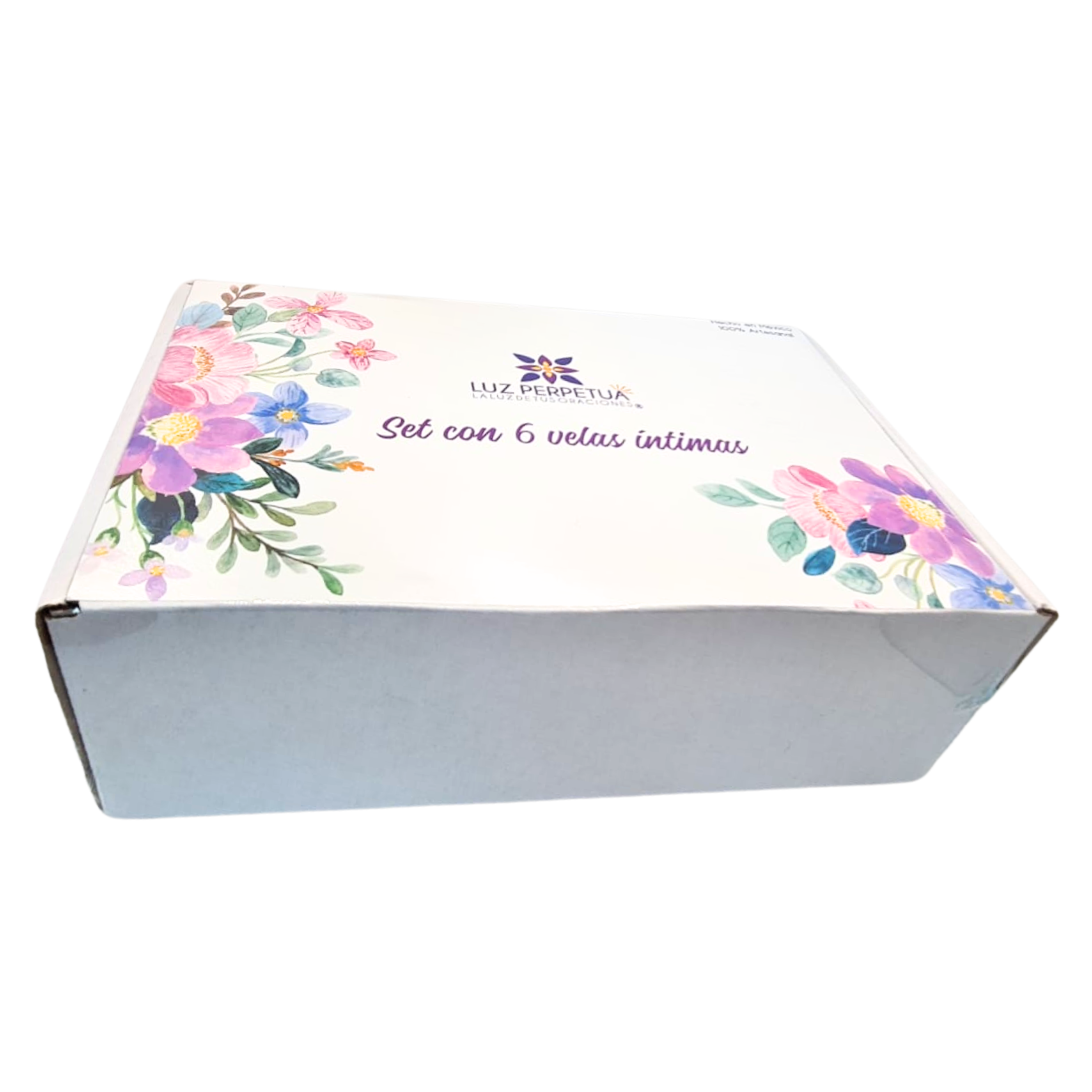 Estuche con 6 Velas Aromáticas. Set Premium de Velas Artesanales. Juego de Velas de Cera de Soya