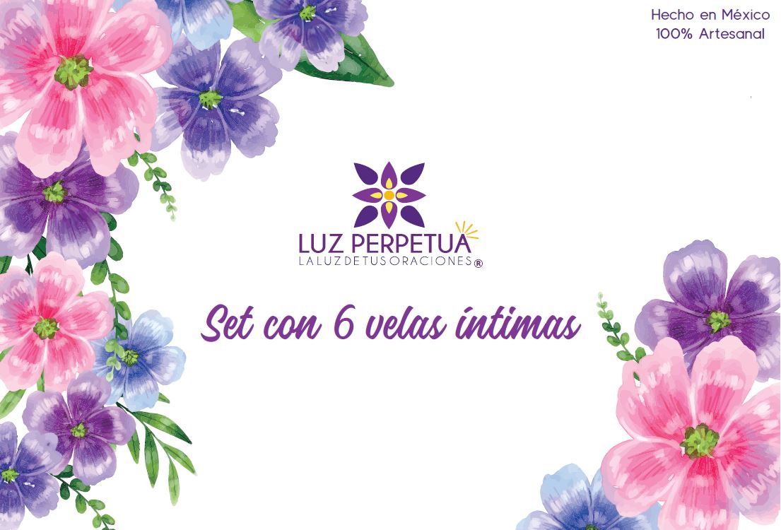 Juego de 6 Velas Aromáticas. Estuche Premium de Velas Artesanales. Set de Velas de Cera de Soya