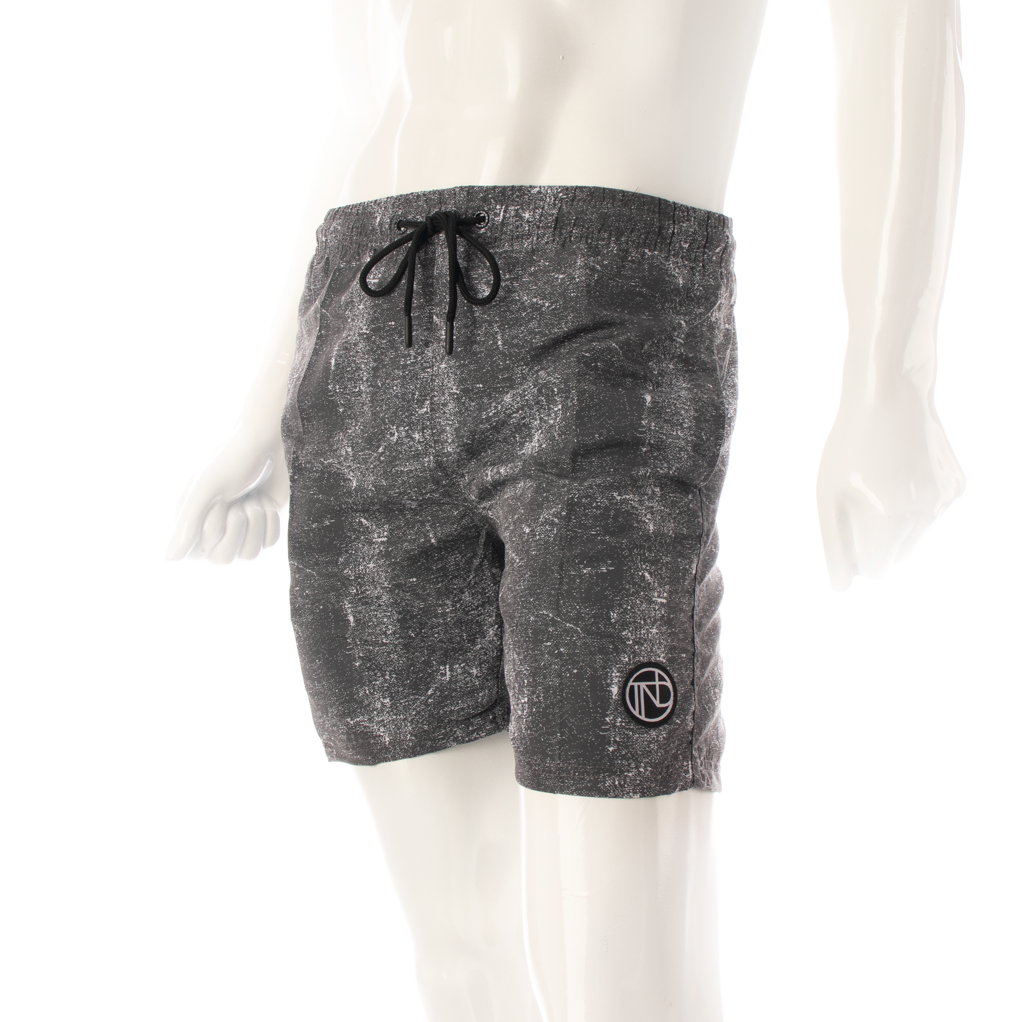 Traje de baño short hombre secado rápido mezclilla gris
