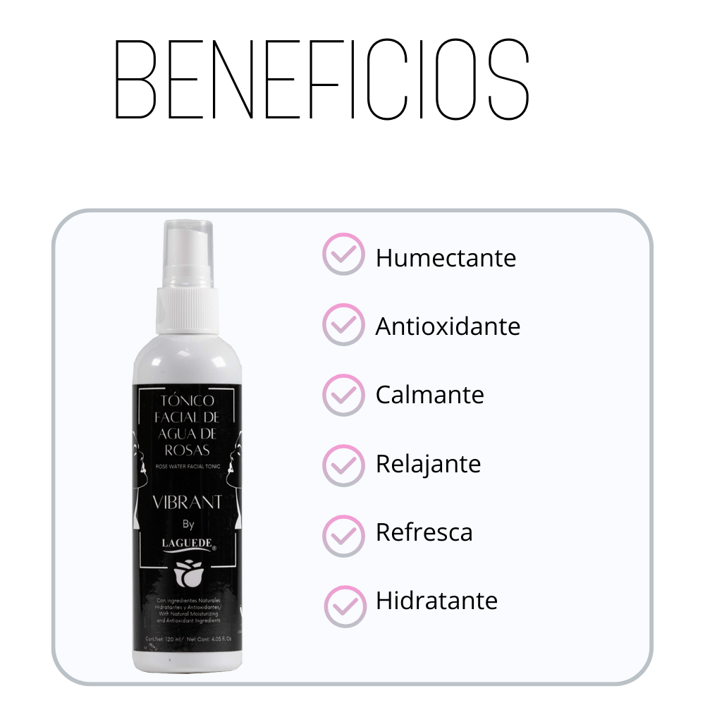  Cremas Dia y Noche Aclarantes+Suero Nocturno+Protector Solar F50+Agua de Rosas Piel Mixta/Grasa