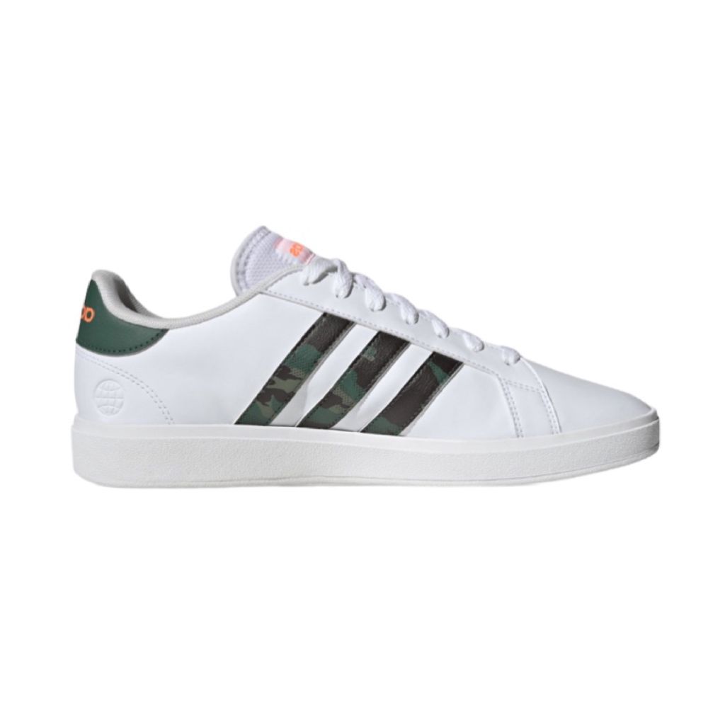 Tenis Adidas Grand Court Base Cloudfoam Lifestyle para Caballero Blancos .