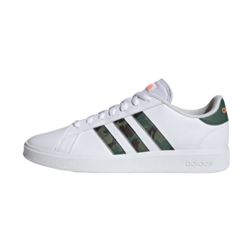 Tenis Adidas Grand Court Base Cloudfoam Lifestyle para Caballero Blancos .