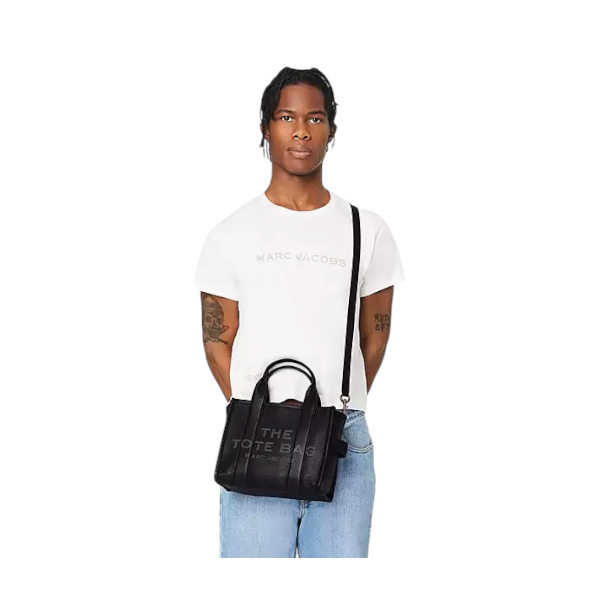 Bolsa para dama The Tote Bag Marc Jacobs Piel Negra Chica 26cm