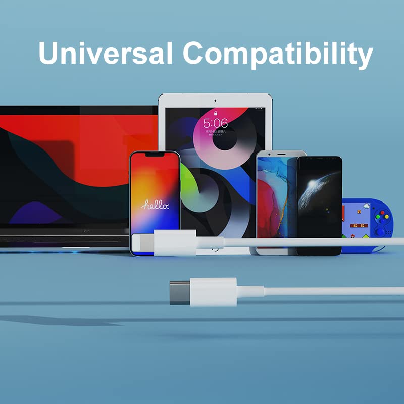 Cable Usb C a lightning para iPhone certificado MFI 1 metro blanco Premium