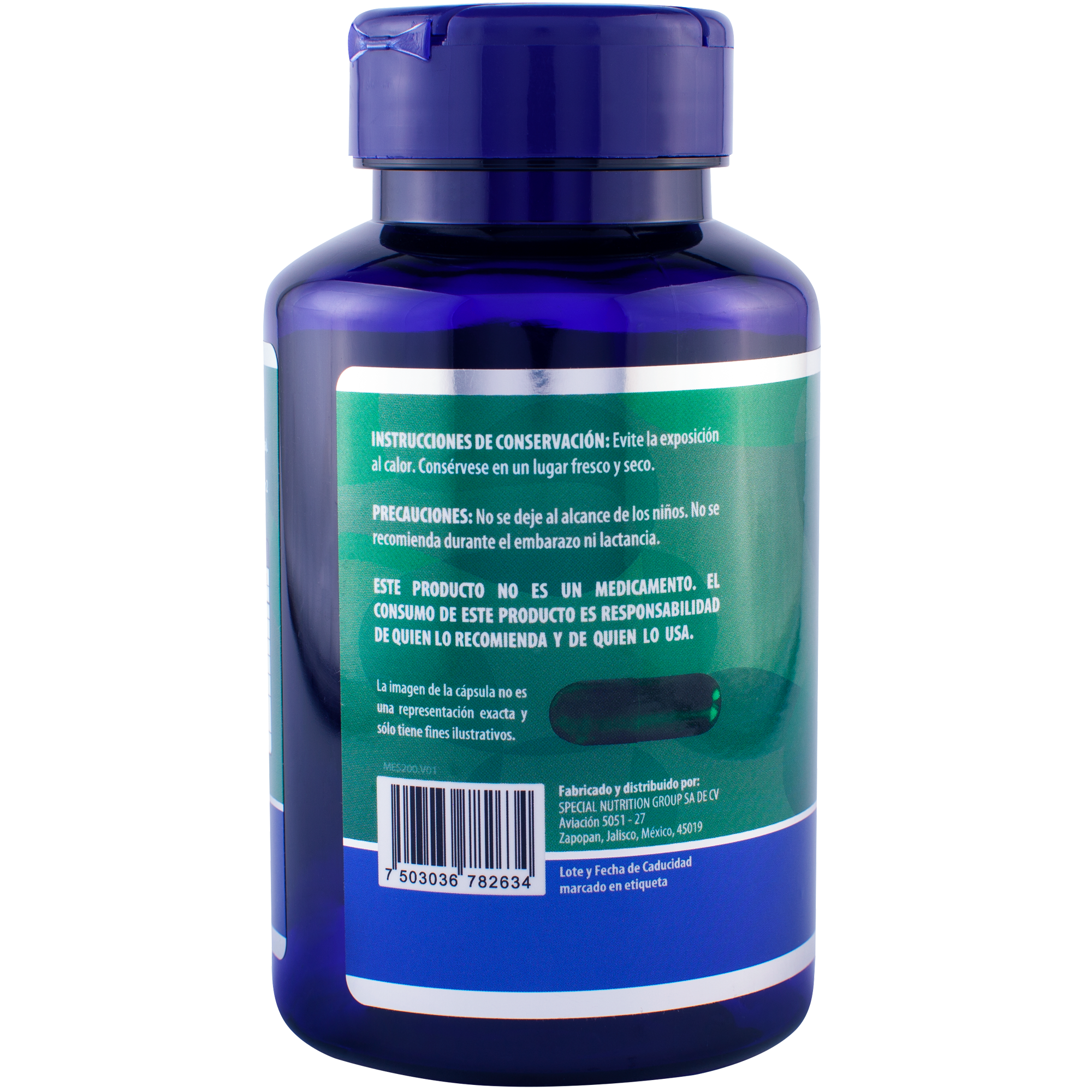 MAKLEN Alga Espirulina | 160 Cápsulas de 600mg