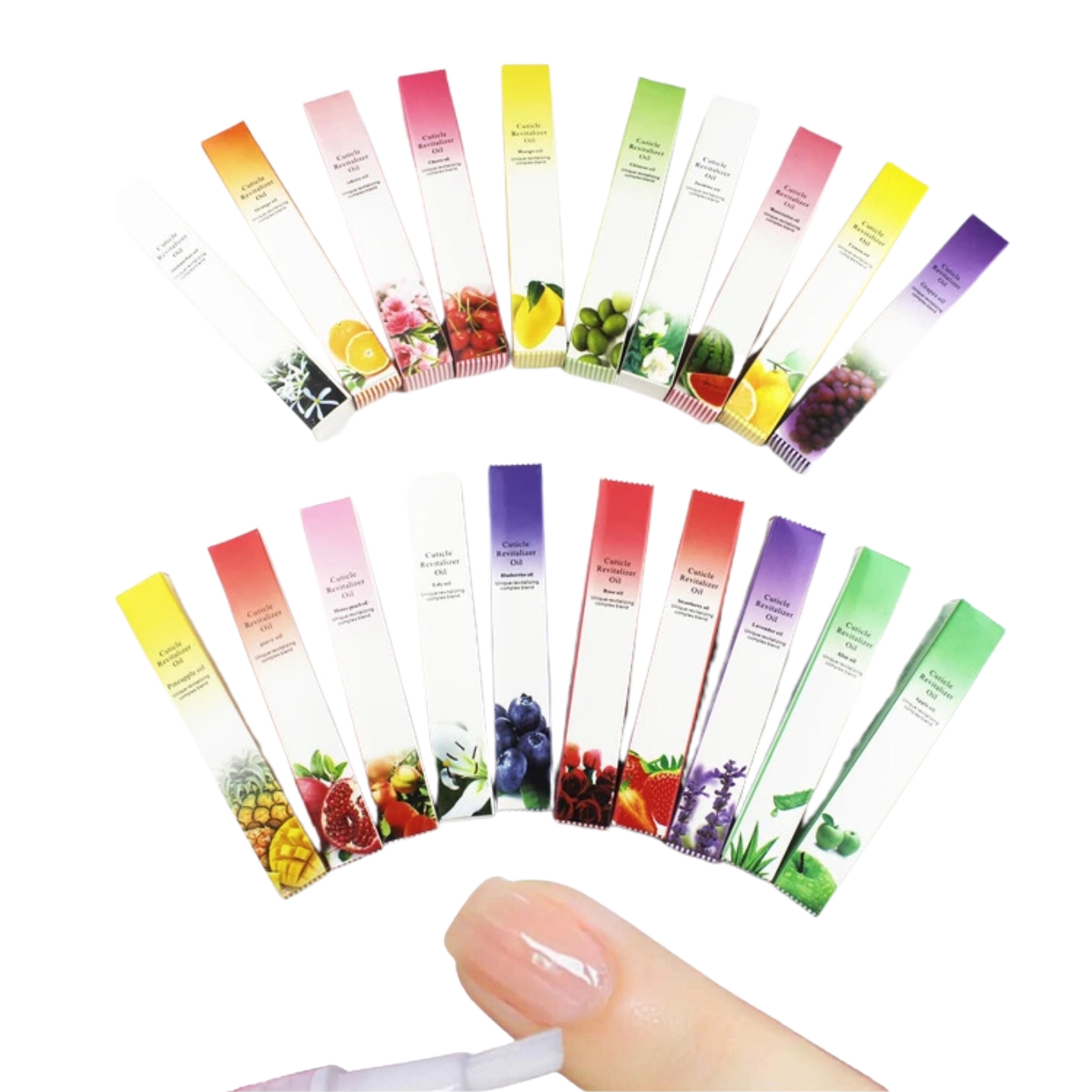 Aceite Para Cutículas Hidratante 24 Piezas.