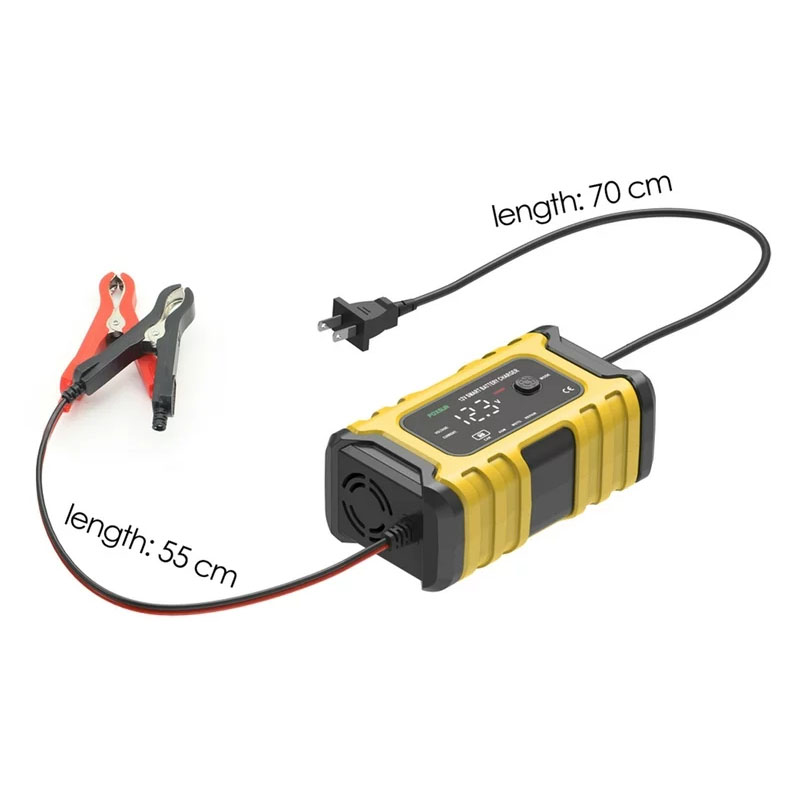 Cargador reparador de bateria para auto y motocicleta.