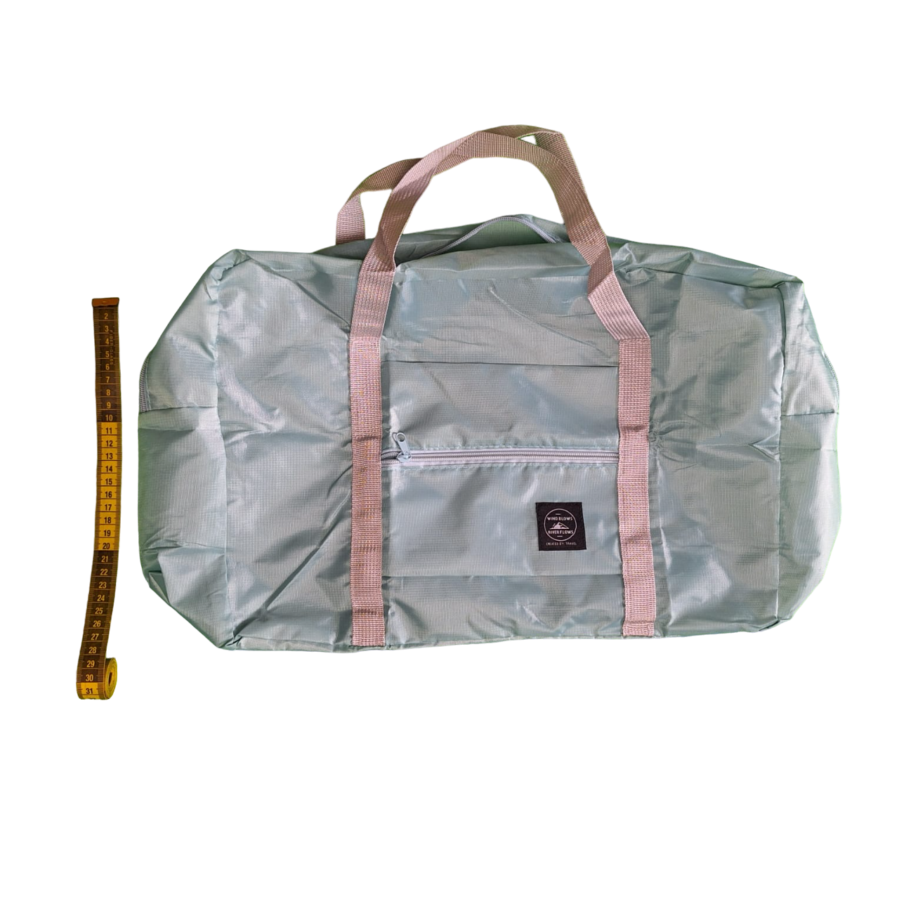 Bolsa Maleta Deportiva Color Verde Para Mujer Tela Lisa Impermeable