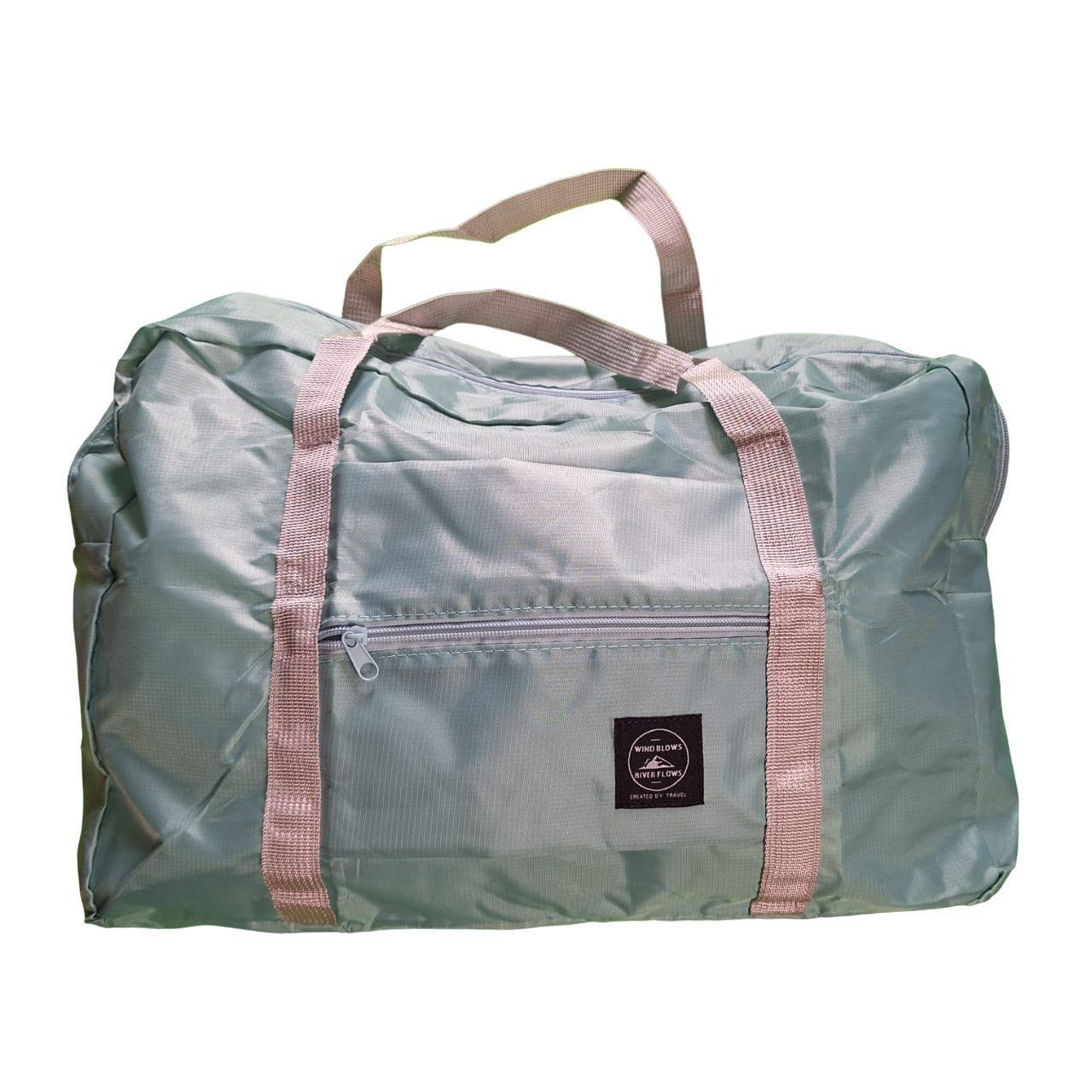 Bolsa Maleta Deportiva Color Verde Para Mujer Tela Lisa Impermeable